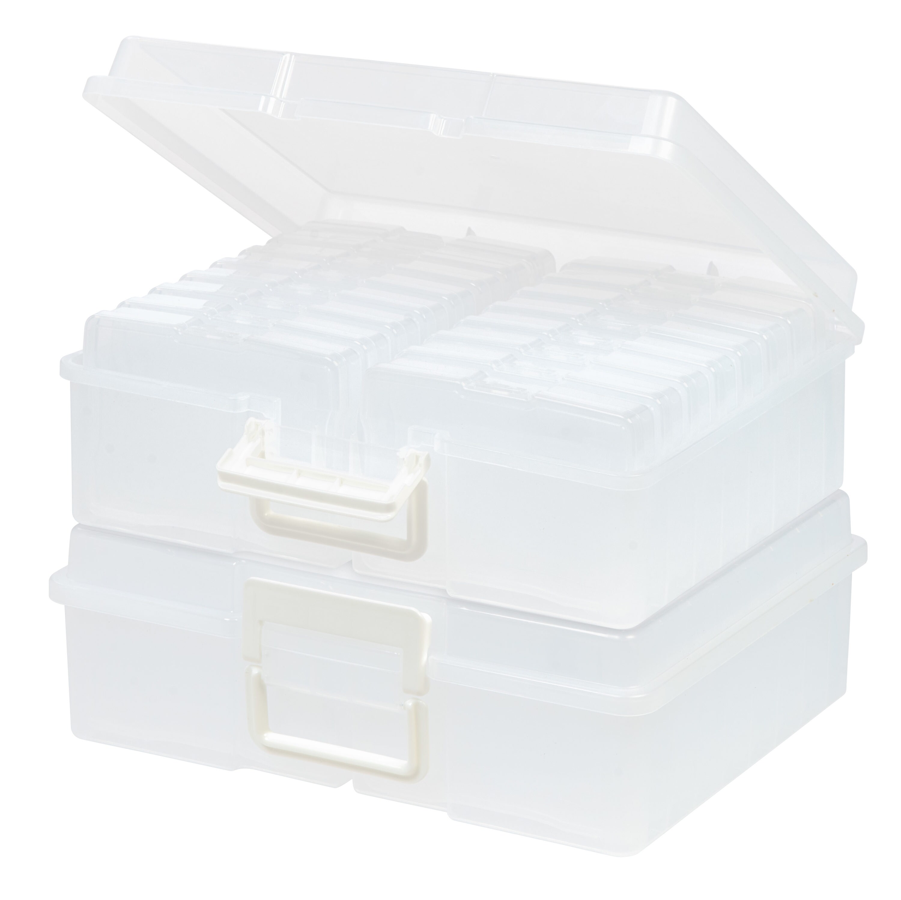 IRIS Medium Clear Multiple Storage Drawers with Hinged Lid at Lowes.com