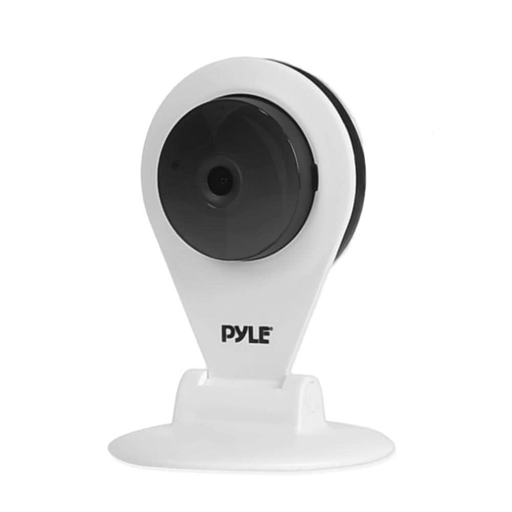 Pyle Home Pyle HD 720p UP Cam/Mini Camera, Wireless Remote Surveillance  Monitoring, Built-in Speaker and Microphone for 2-Way Communication,  Downloadable App (White) in the Simulated Security Cameras department at