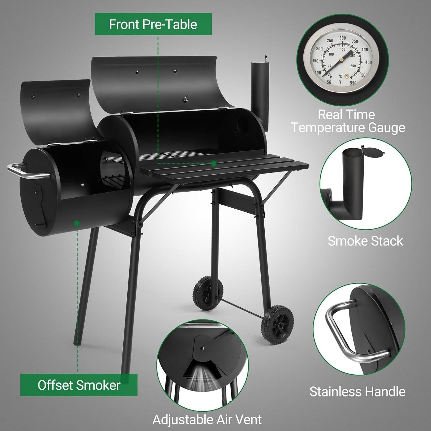 Tatayosi RY-02X3V6NG Charcoal-Grills - View #2