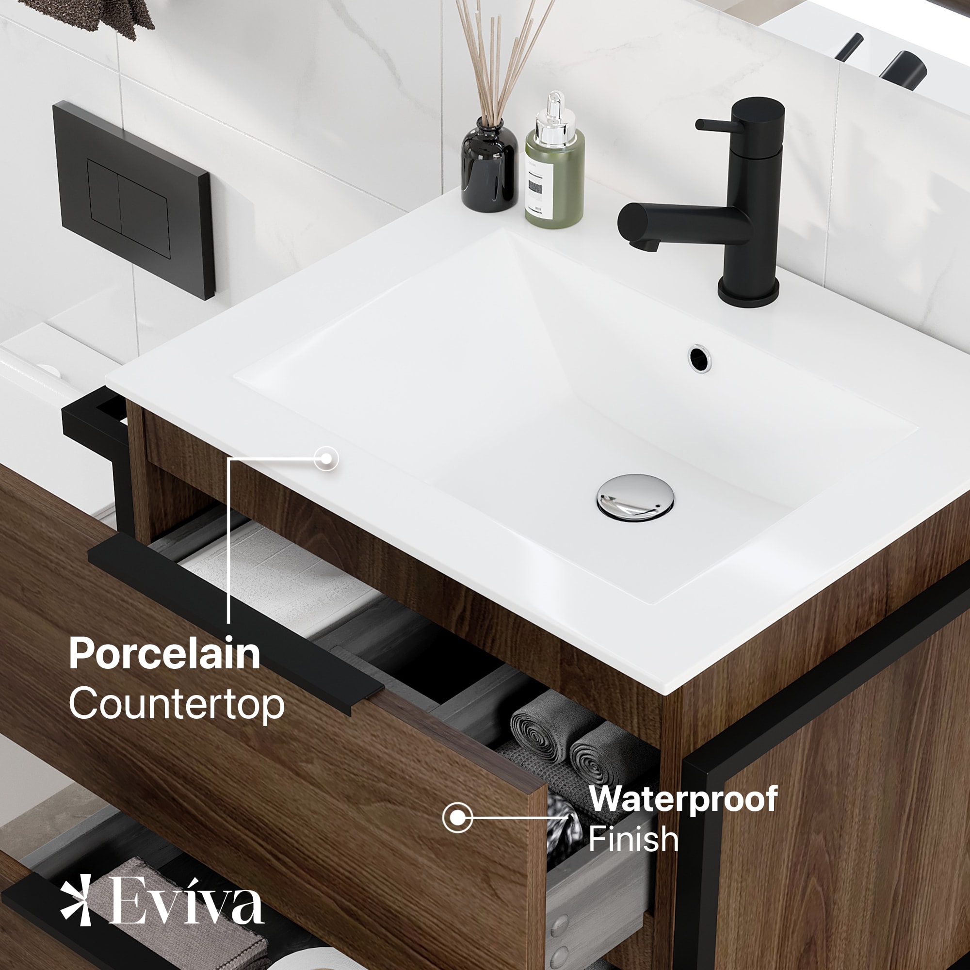 Eviva EVVN523-24DWN/LEGS Bath-Vanity-Combo - View #5