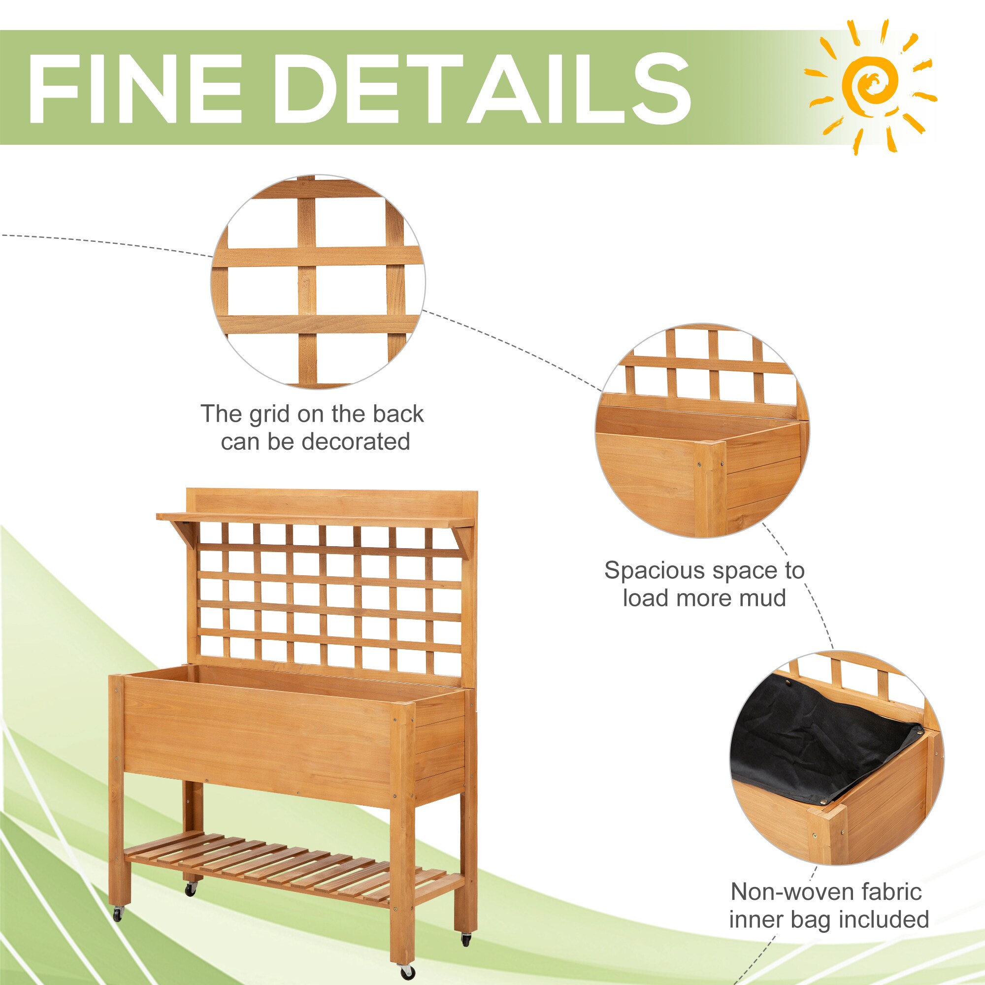 Outsunny 845-475 Raised-Planter-Boxes - View #7