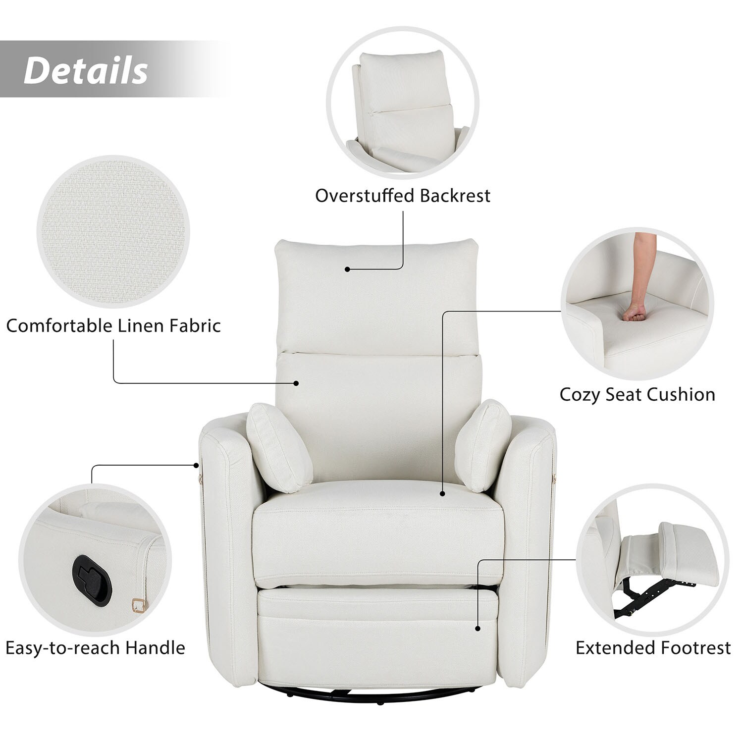 Mondawe MO-TR172WE recliners - View #3