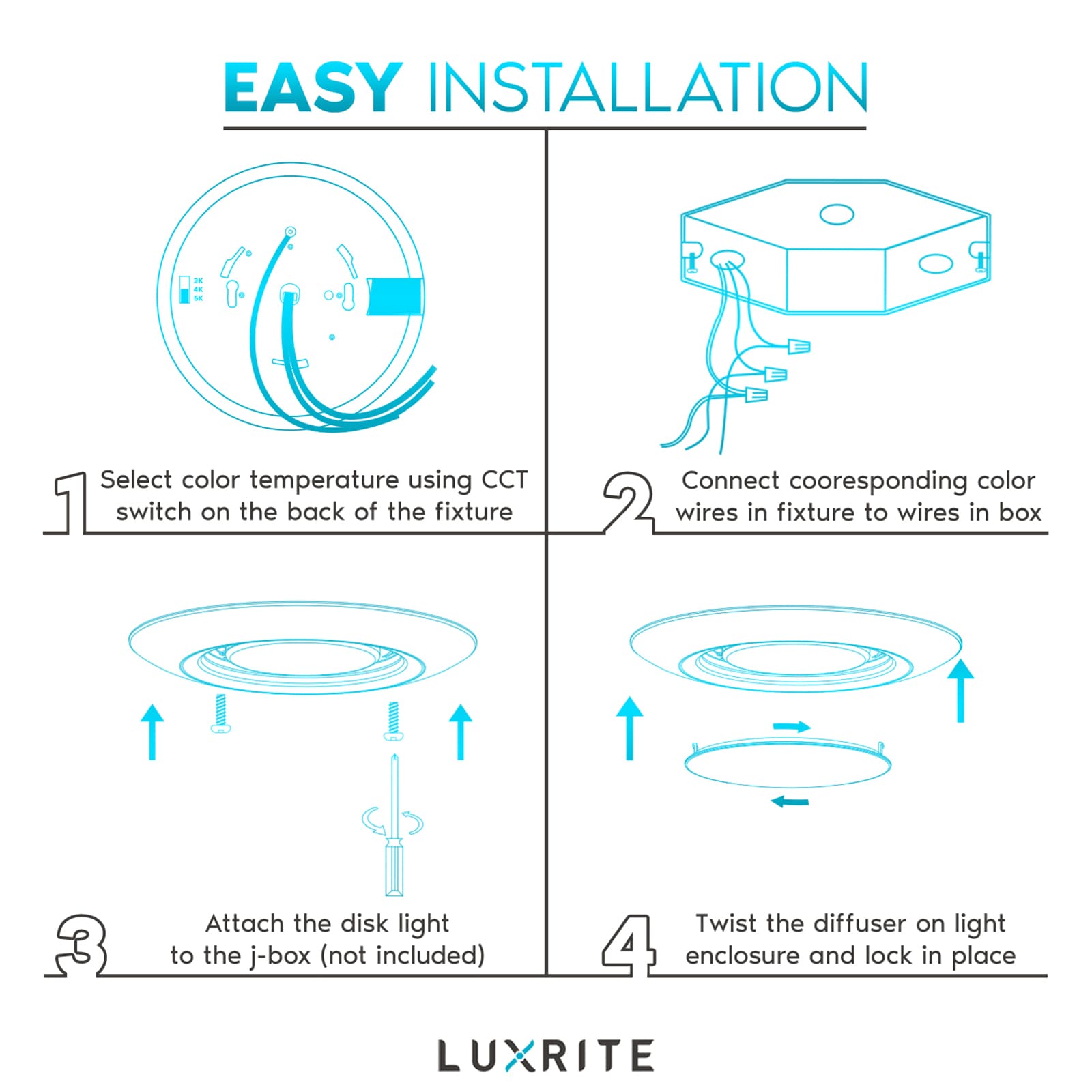 Luxrite LR23834-1PK flushmounts - View #4