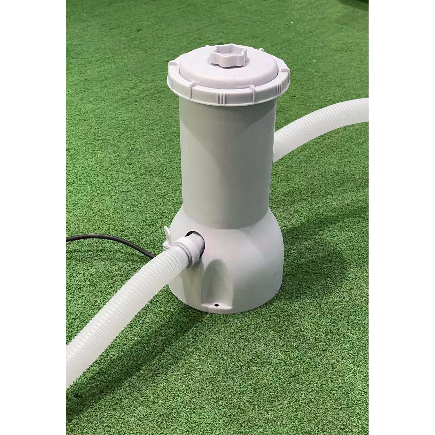 530 Gallons Swimming Pool Filter Cartridge Pump CKE Pool Filter Pump Above Ground Electric Pool Water Pump Filter for Pools Sand Cleaning Tool Set with 1 Pool Filter Cartridge 
