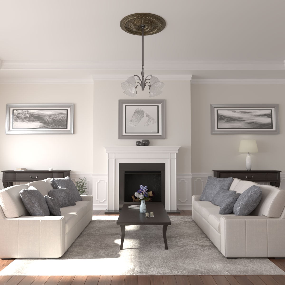 Ekena Millwork CM38OSGGS Ceiling-Medallions - View #4