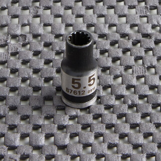Kobalt Universal Metric 1/4-in Drive Spline 5.5mm Deep Socket Kobalt Universal Metric 1/4-in Drive Spline 5.5mm Deep Socket