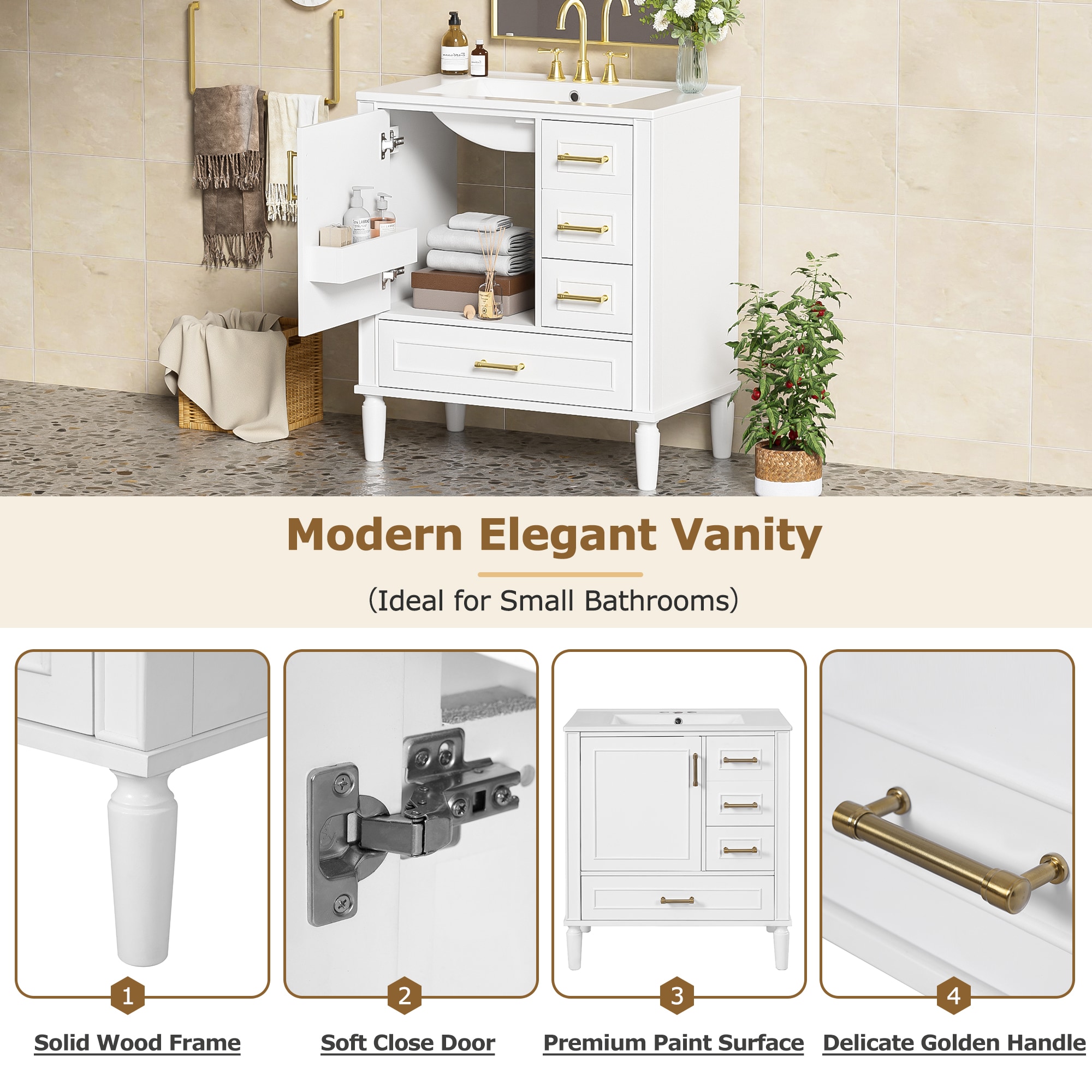 Qualler QDUVT479K Bath-Vanity-Combo - View #12