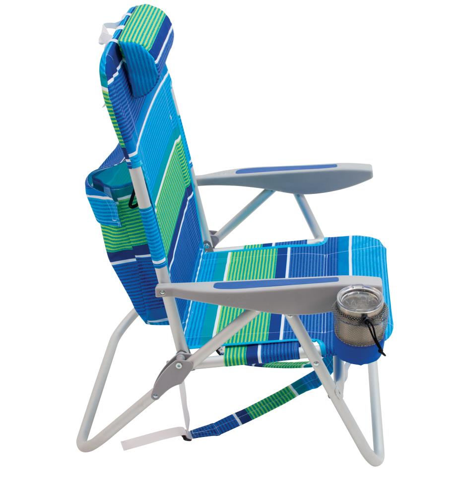 RIO Brands Folding Beach Chair at Lowes.com