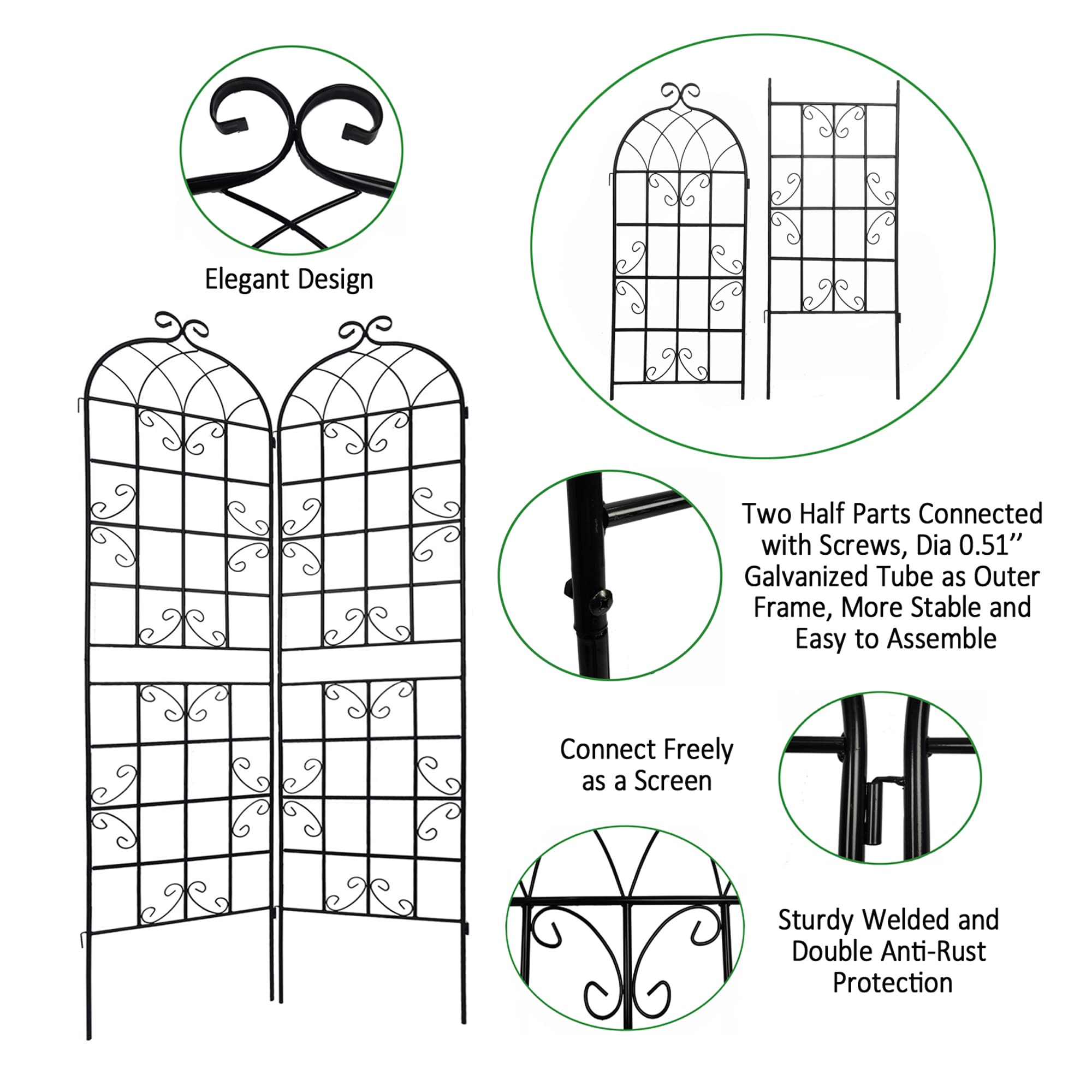 Flynama J-V-81059 Garden-Trellis - View #3