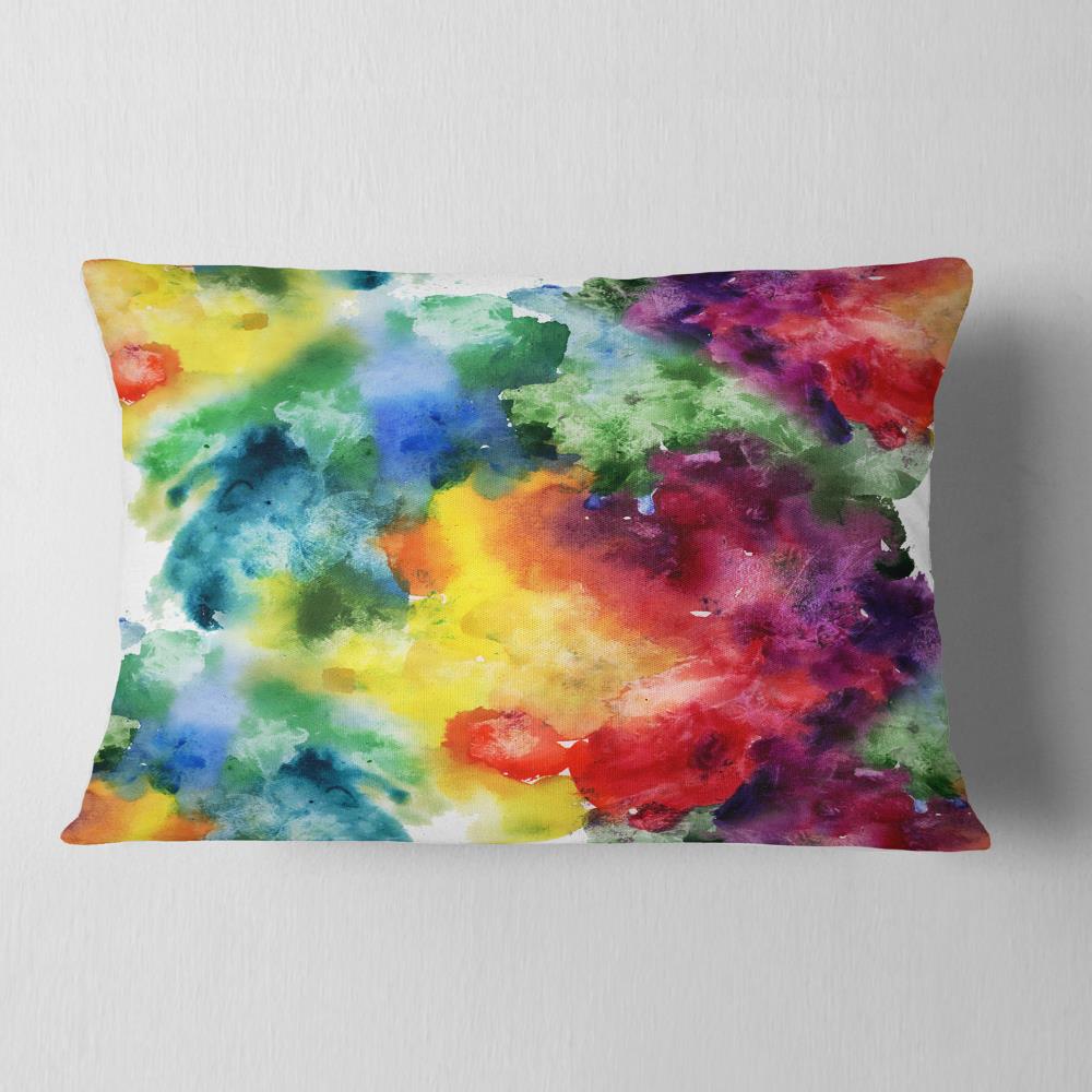 Designart CU6038-12-20 12-in x 20-in Red Indoor Decorative Pillow