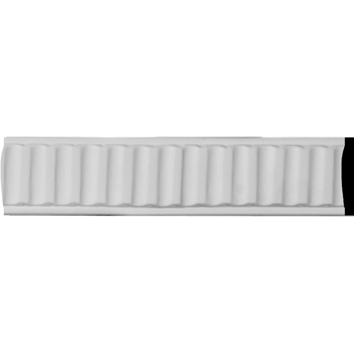 Ekena Millwork MLD01X00VI-CASE-2 Vincent Panel Moulding 1/4-in x 1-1/2-in x 7-ft 10-1/2-in Primed Polyurethane 167901 Chair Rail Moulding 2 -Pack