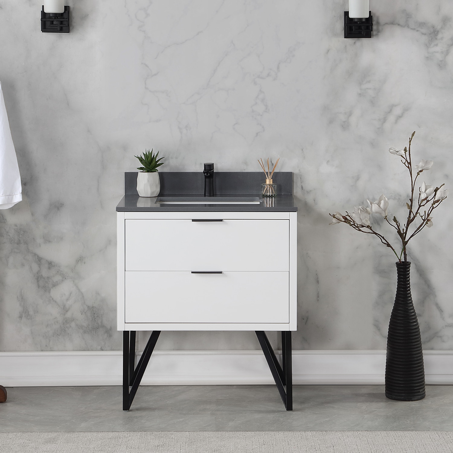 Altair 548030-WH-CG-NM Bath-Vanity-Combo - View #8