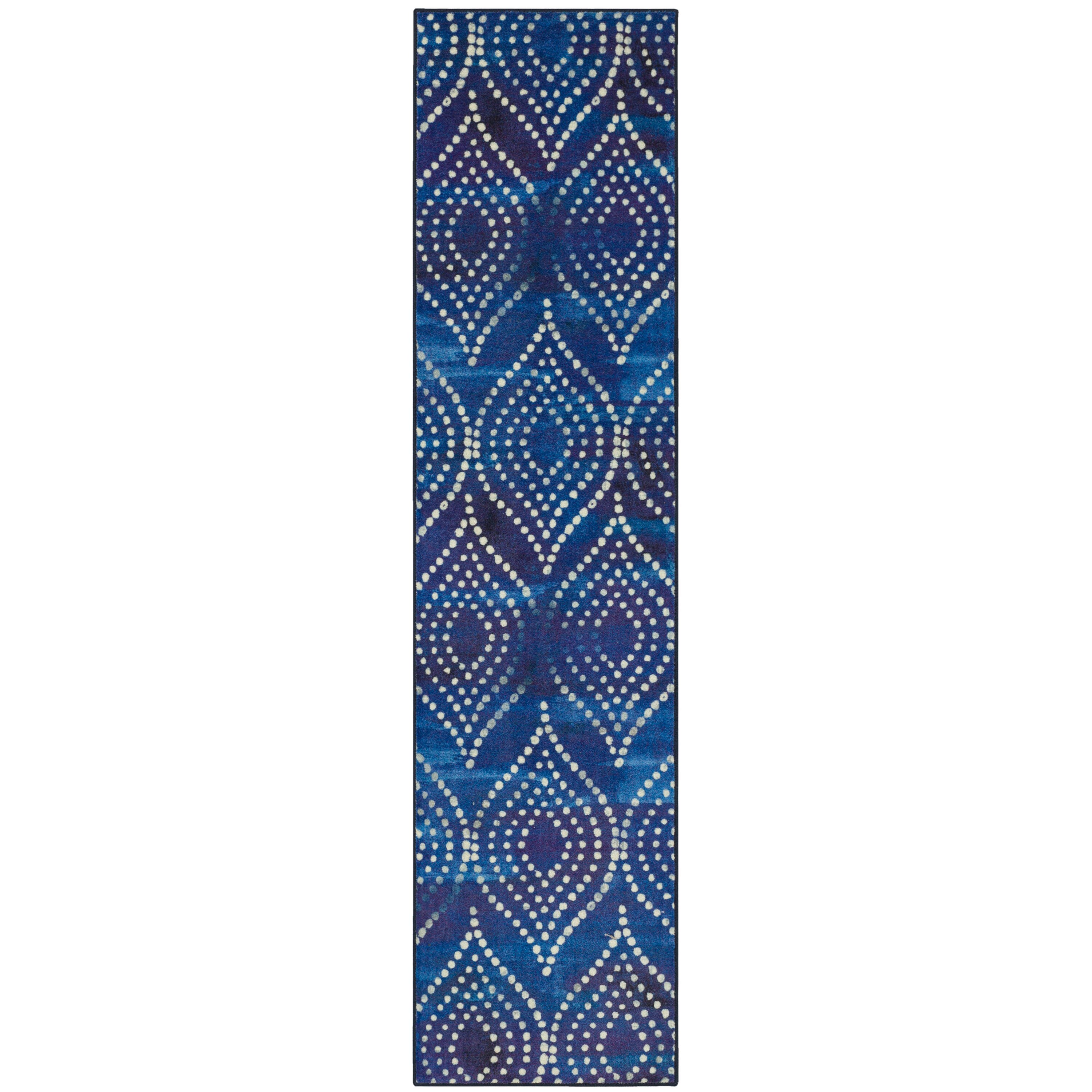 Mohawk Prismatic Dotted Ogee 8' x 10' Area Rug - Navy