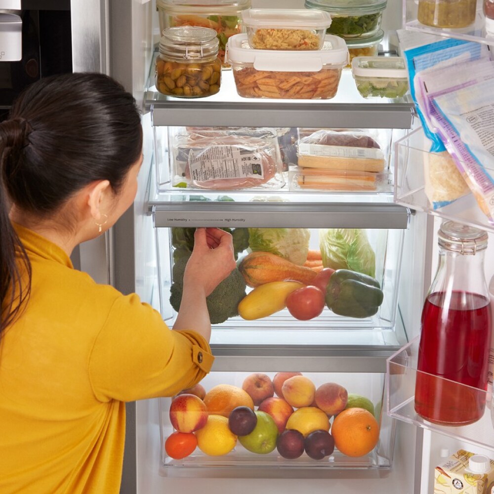 Stainless Steel 21 Cu. Ft. Side-by-Side Refrigerator with Ice Maker