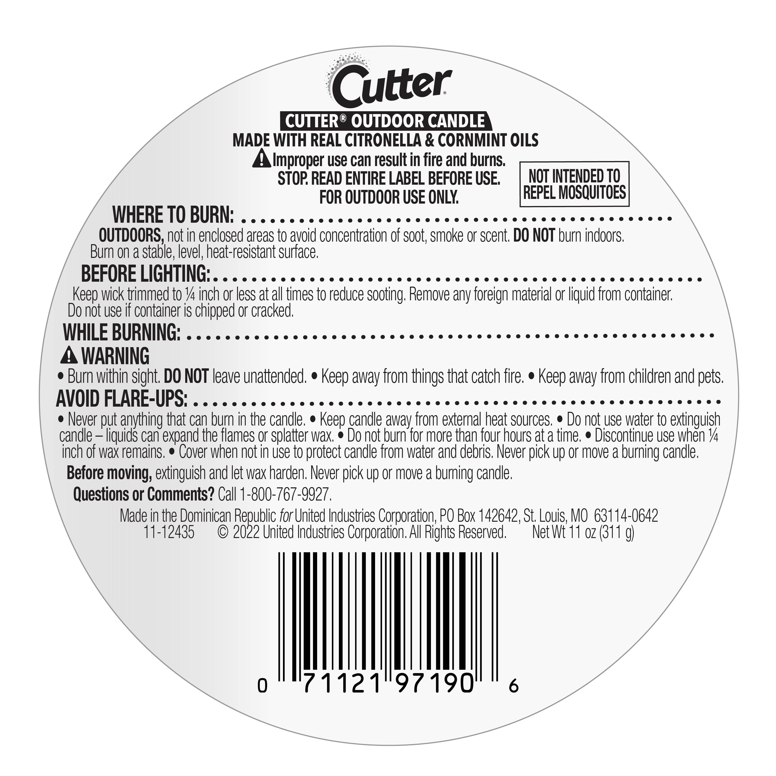Cutter HG-97190 Citronella-Candles - View #2