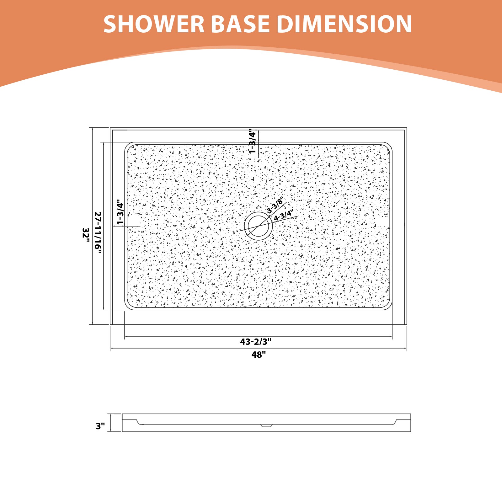 Lordear LD-DZ4832 Shower-Floors - View #8