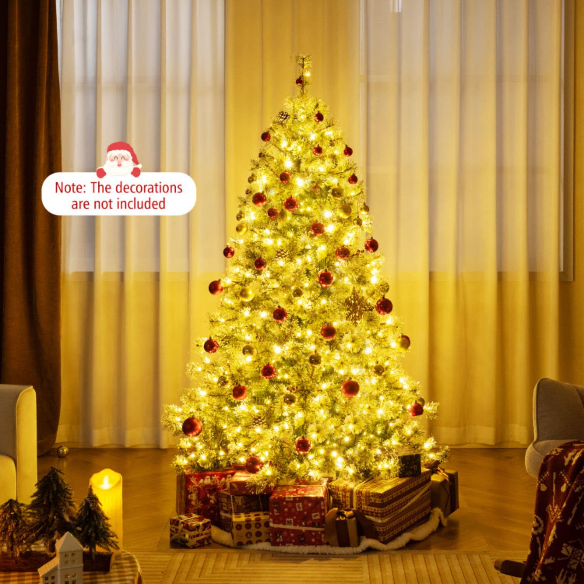 WELLFOR YA799575GN Artificial-Christmas-Trees - View #2