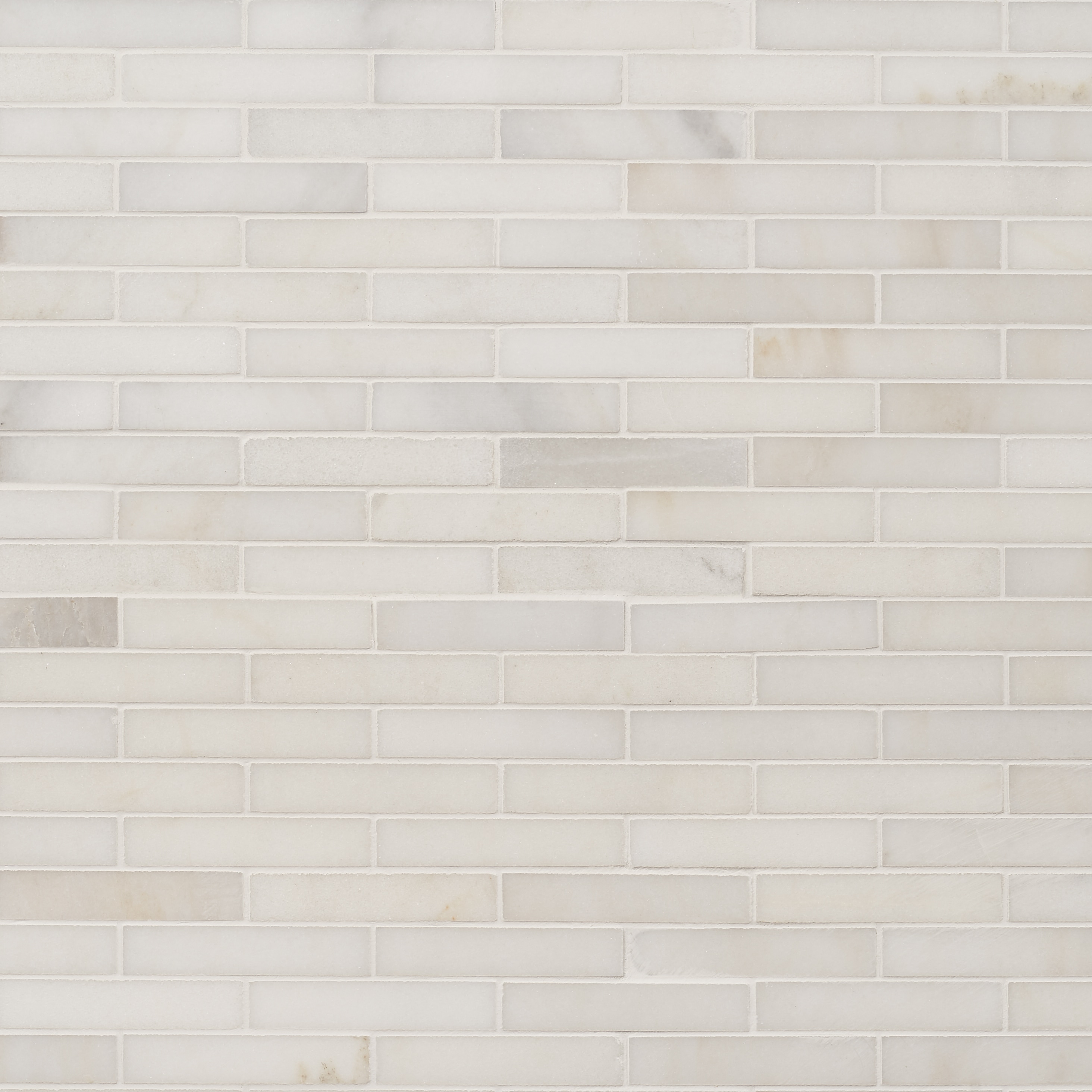 Artmore Tile EXT3RD106408 White Jade White 12-in x 12-in Polished Natural Stone Marble Look Mosaic Floor and Wall Tile (1-sq. ft/ Piece)