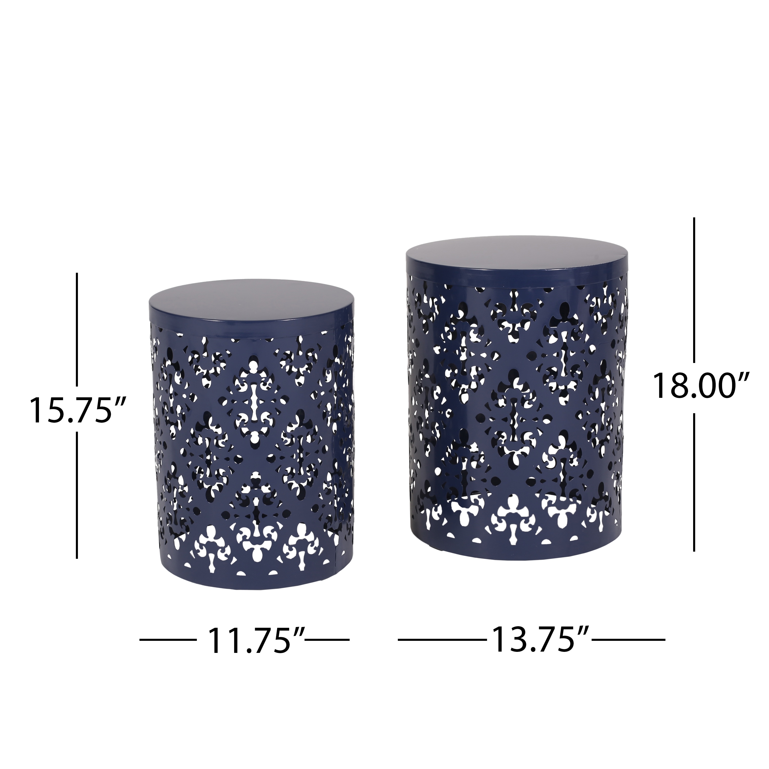 ModernLuxe L3P-73604.00NBLU End-Tables - View #4