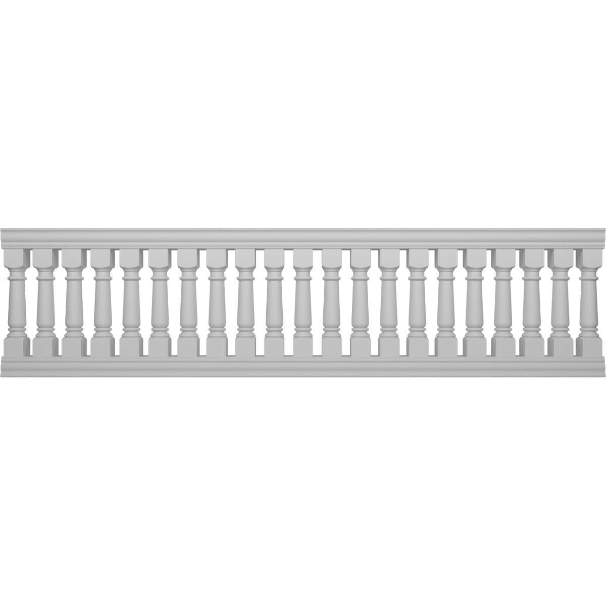 Ekena Millwork BALK42X156WEA FiberThane 13-Feet x 42-Inches Wellington Fiberglass Deck Rail Kit
