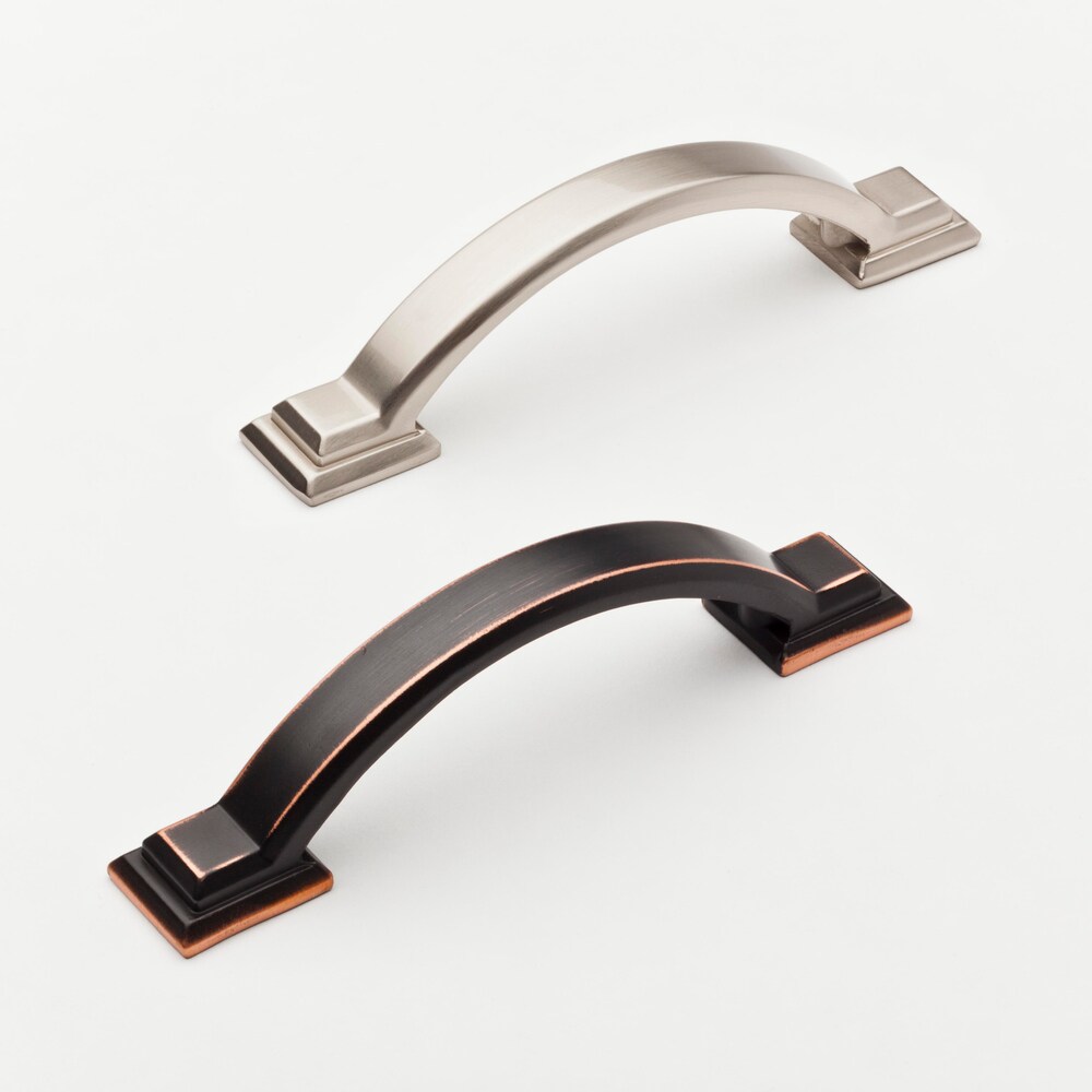 Brainerd Architectural 3in Center to Center Satin Nickel Arch Handle