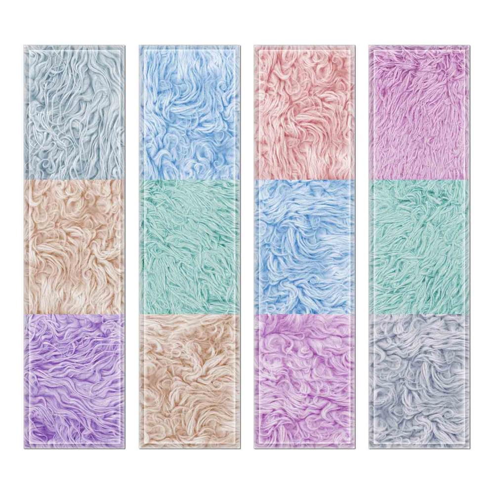 Instant Mosaic 5310102 Upscale Designs 32-Pack Multicolor 3-in x 12-in Glossy Glass Random Wall Tile