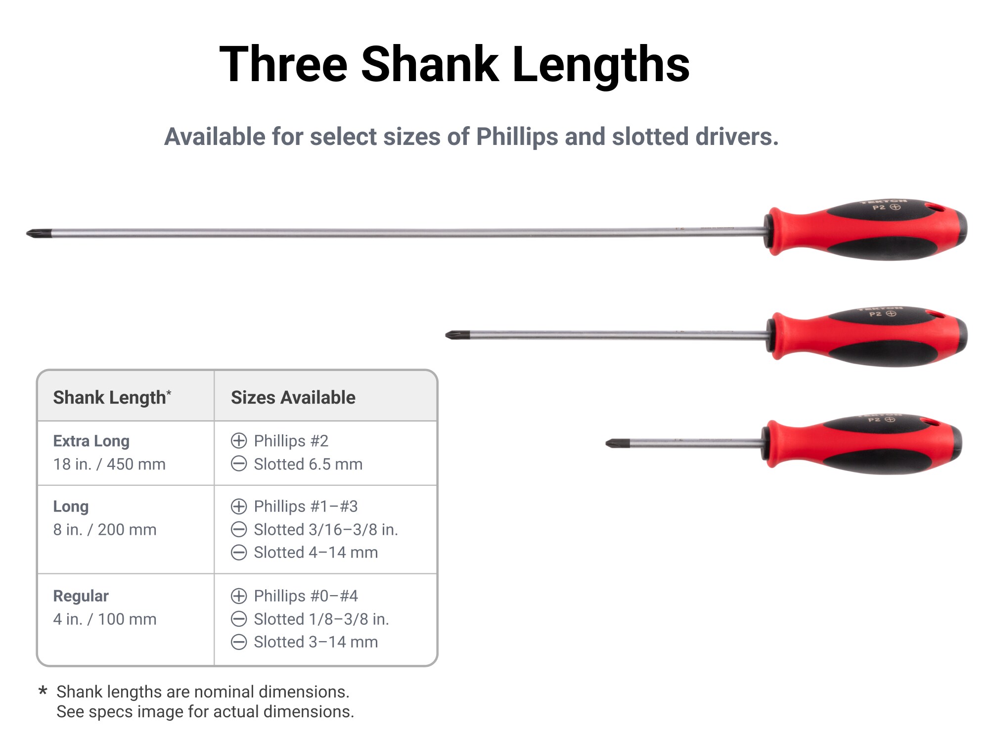 TEKTON DWZ90004 Screwdrivers-Individual - View #5