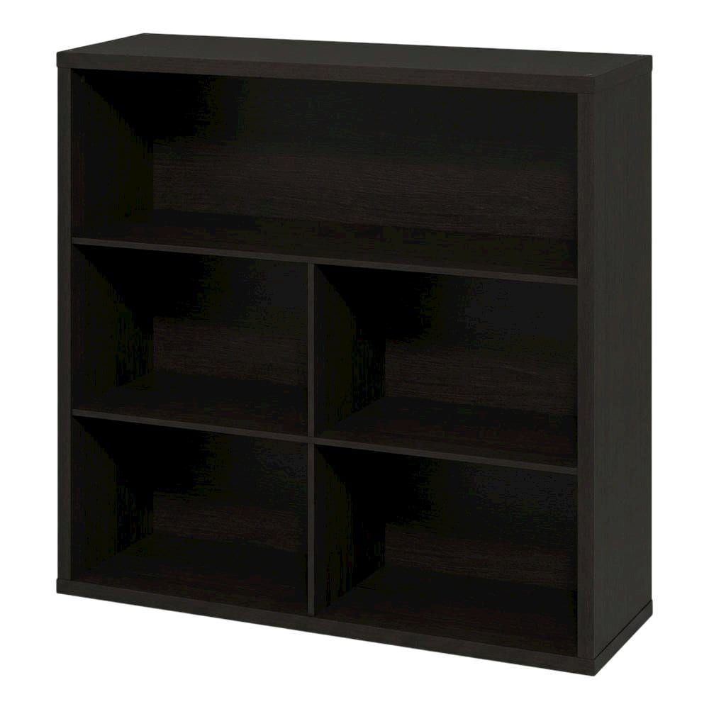 FurniFact  Wooden bookcase with sleek design sturdy construction ideal for home or office