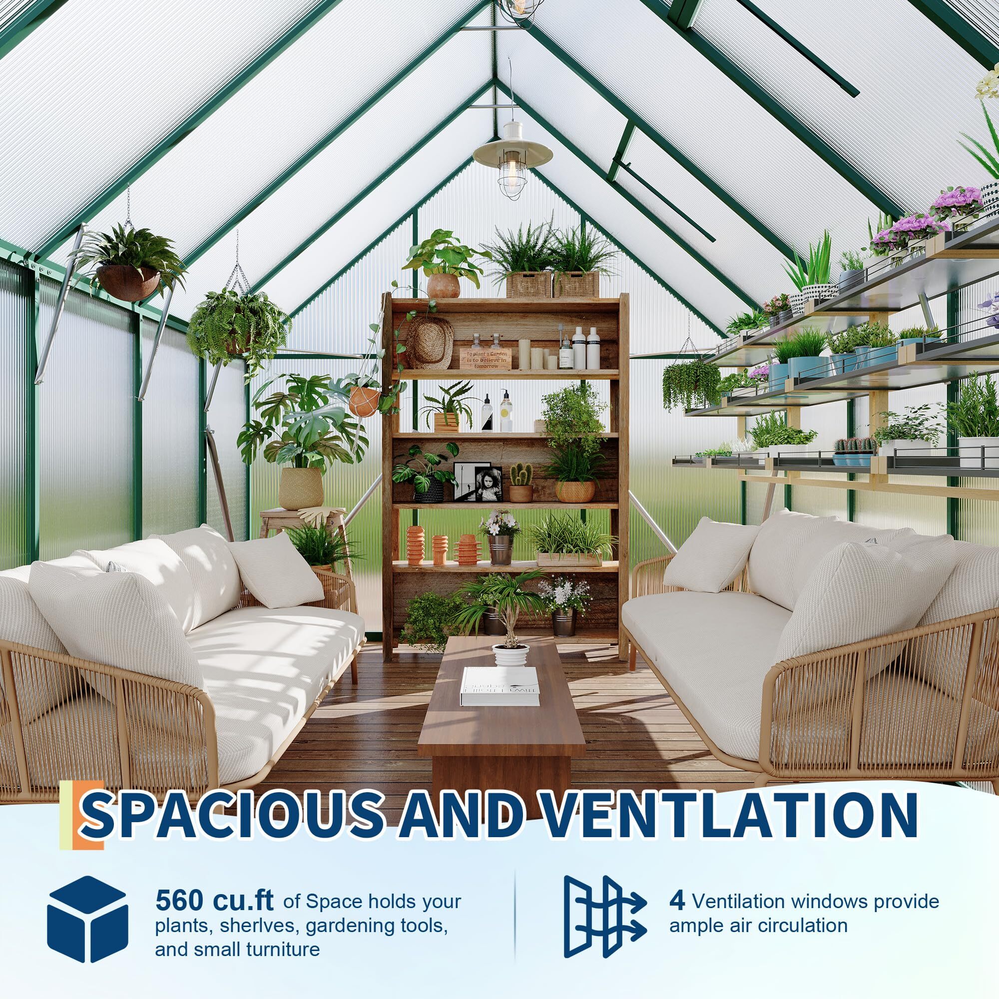 GarveeLife LMY-GREEN6625 greenhouses - View #3