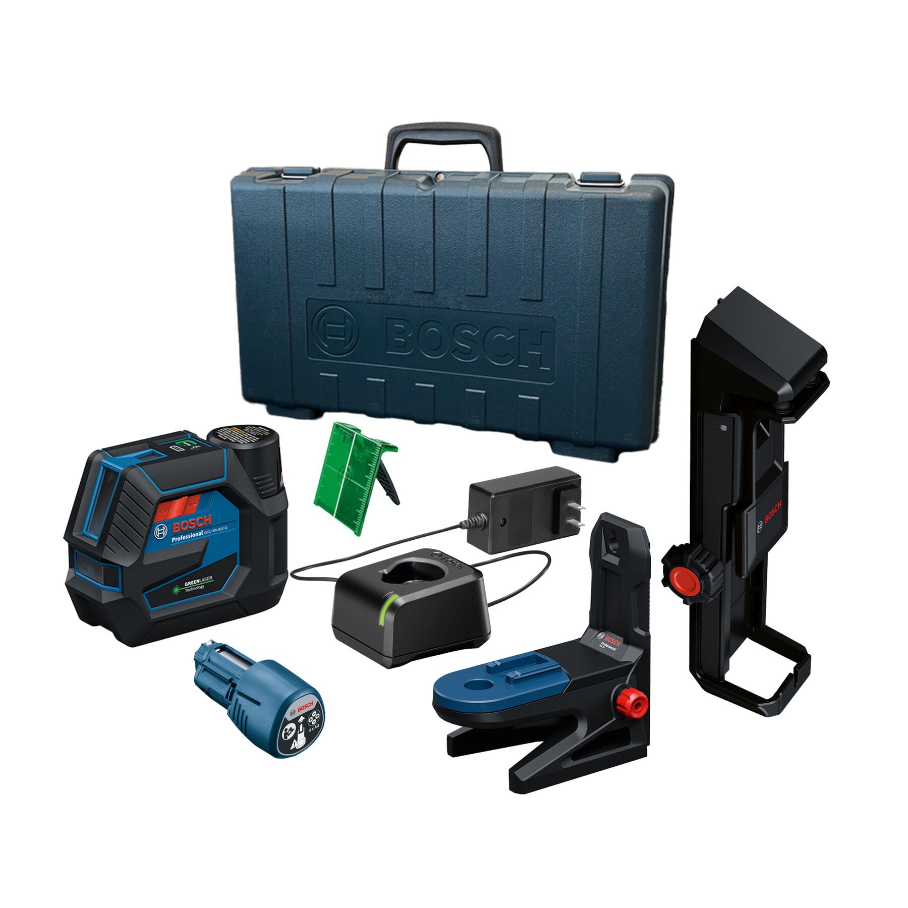 Bosch 330-ft Green Self-Leveling Cross-line Laser Level #GCL165-82CGL