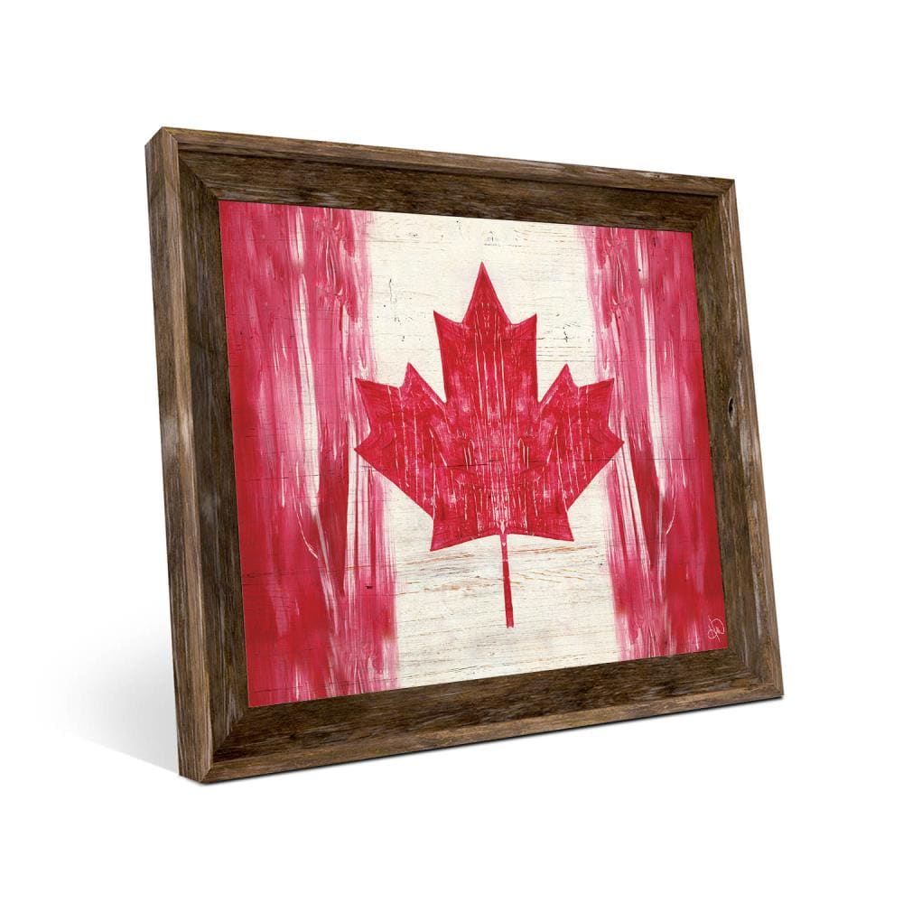 Canvas Canada Flag Wall Art at Lowes.com