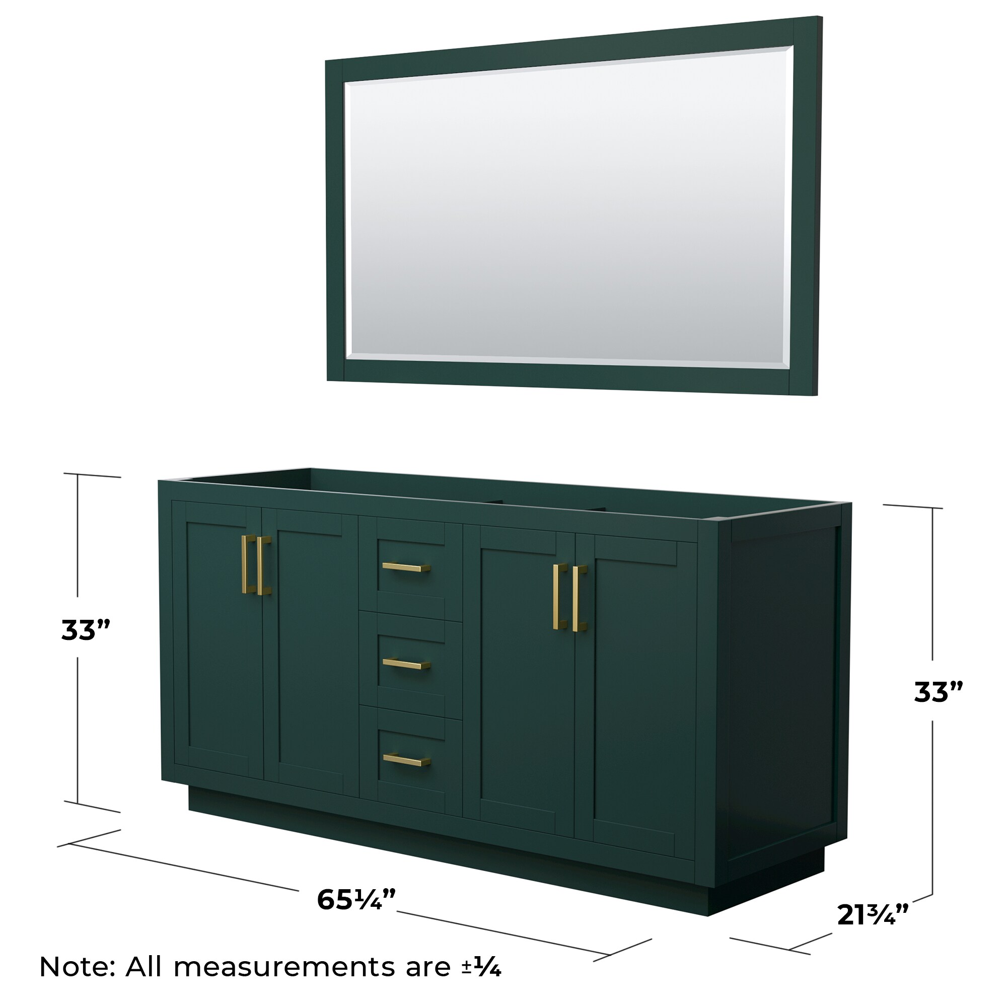 Wyndham Collection WCF292966DGDCXSXXM58 vanities - View #4