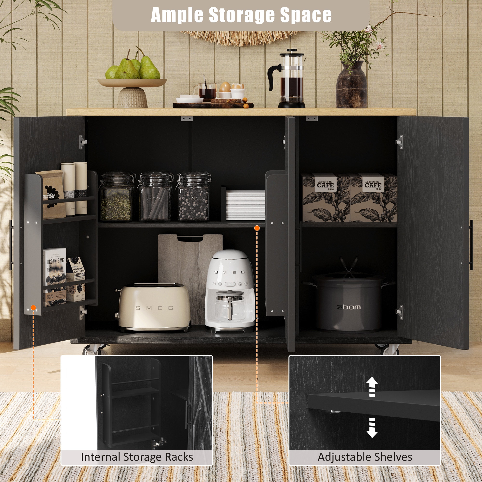 SINOFURN SYA010292BK Kitchen-Furniture - View #15