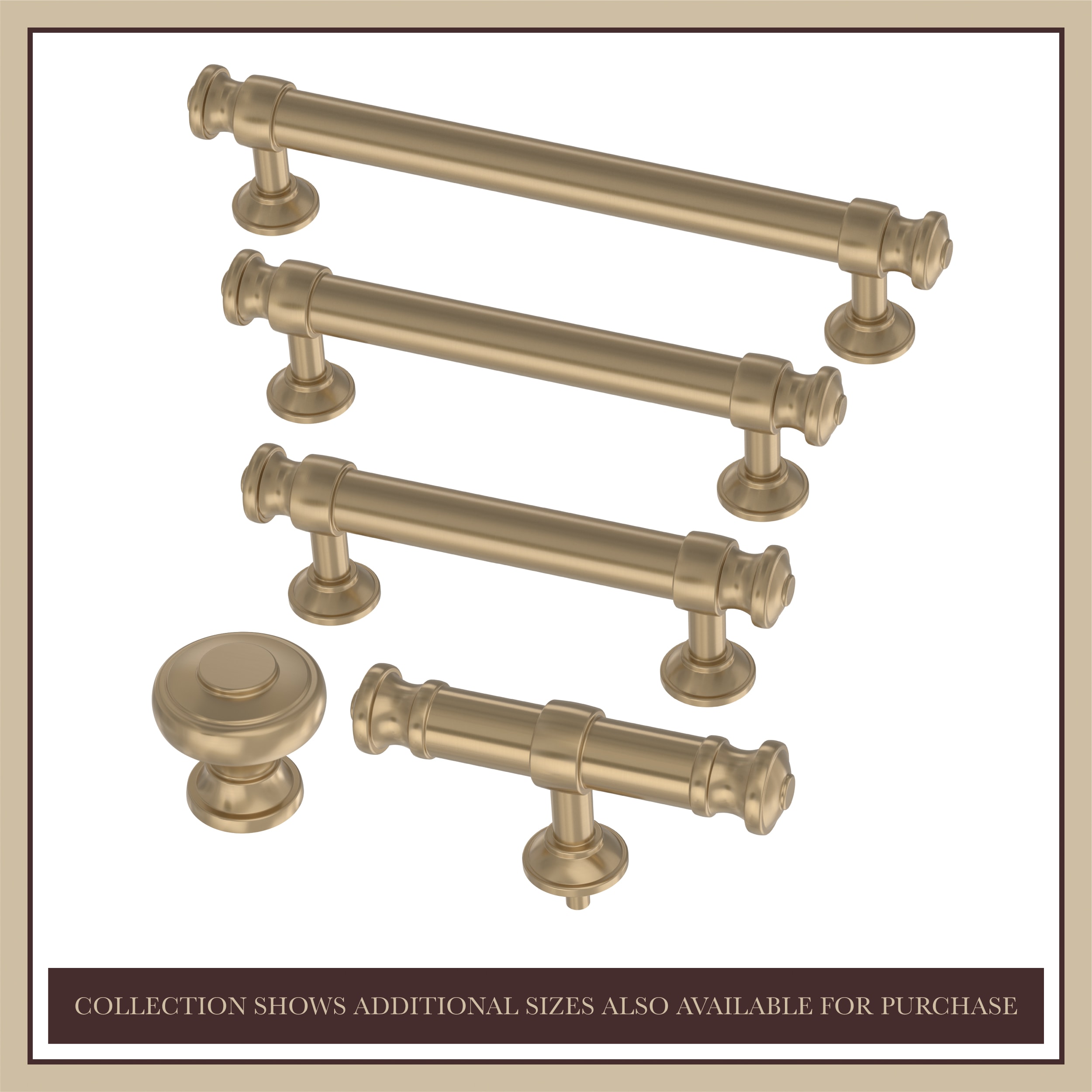 allen + roth P43464W-CZ-C Cabinet-Knobs - View #3