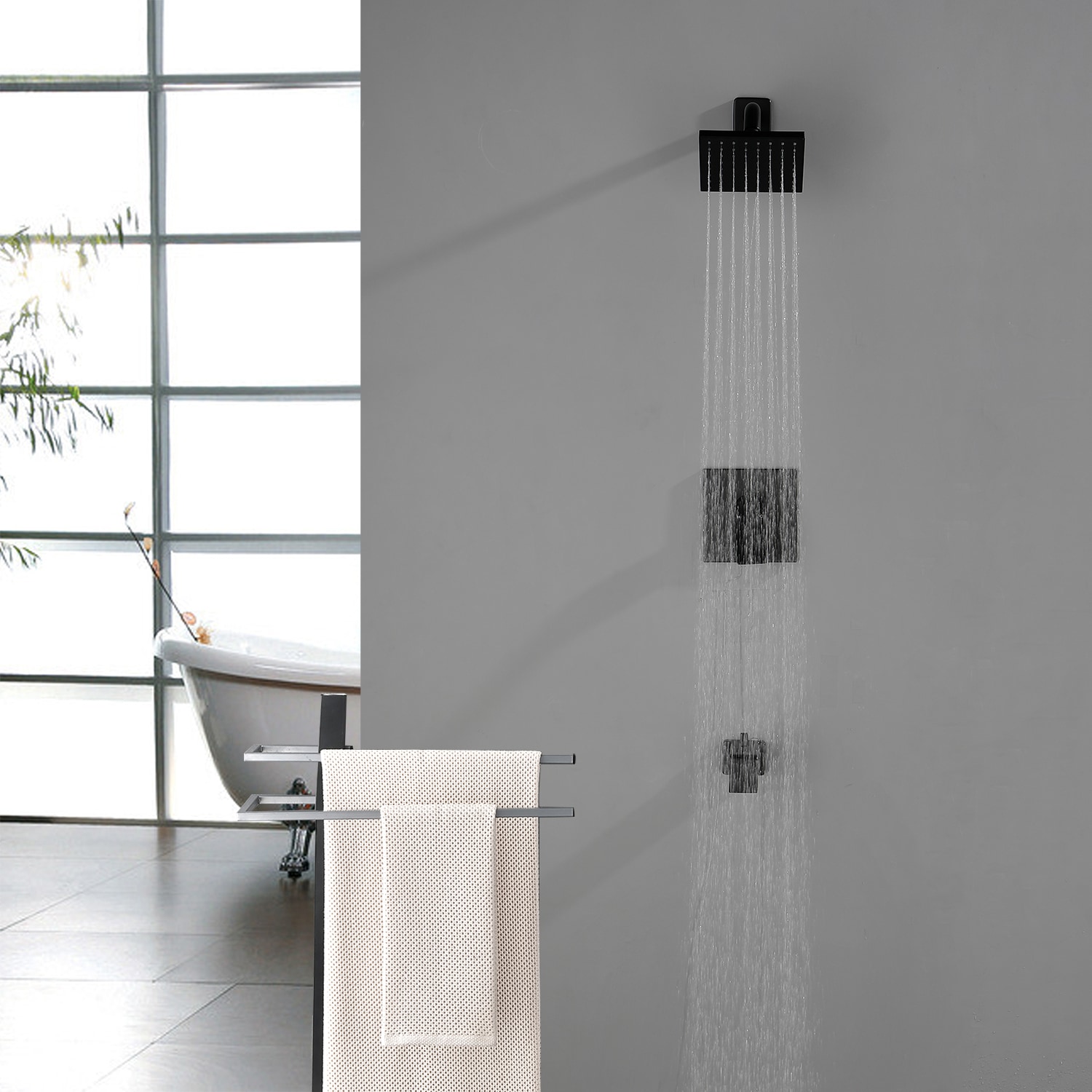 WELLFOR WN0722 Tub-Shower-Faucets - View #4