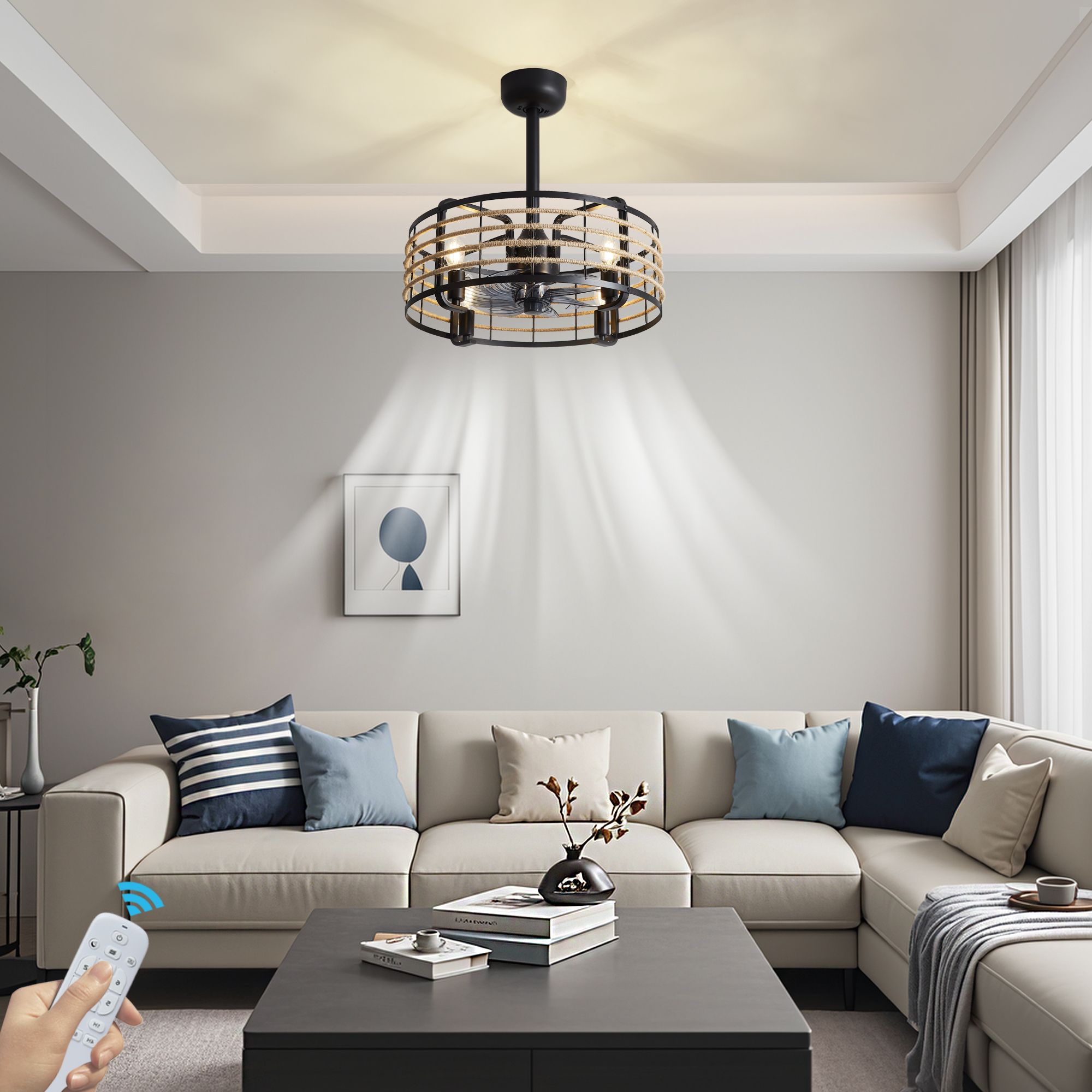 Lanmate LP-FANL-0107-BK Ceiling-Fans - View #4