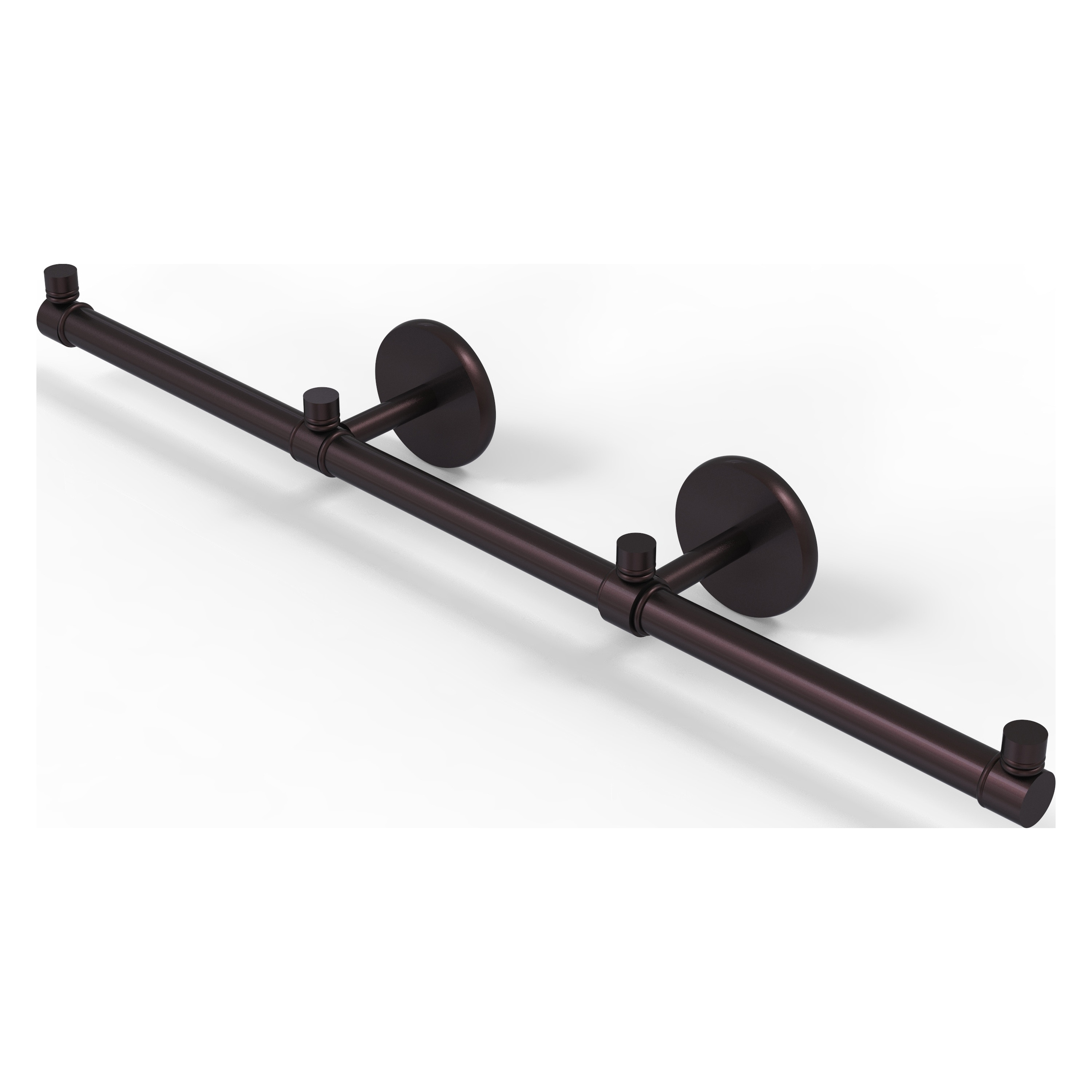 Allied Brass P1000-HTB-3-ABZ Prestige Skyline 22-in double Antique Bronze Wall mount Double Towel Bar