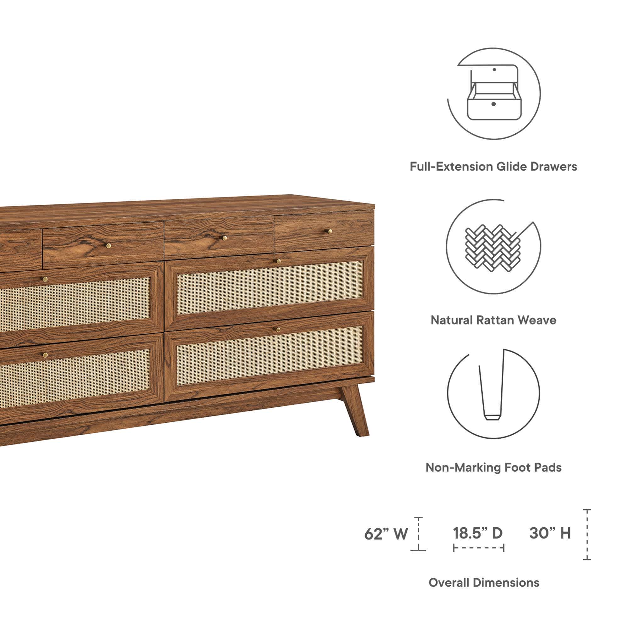 Modway MOD-7054-WAL dressers - View #2