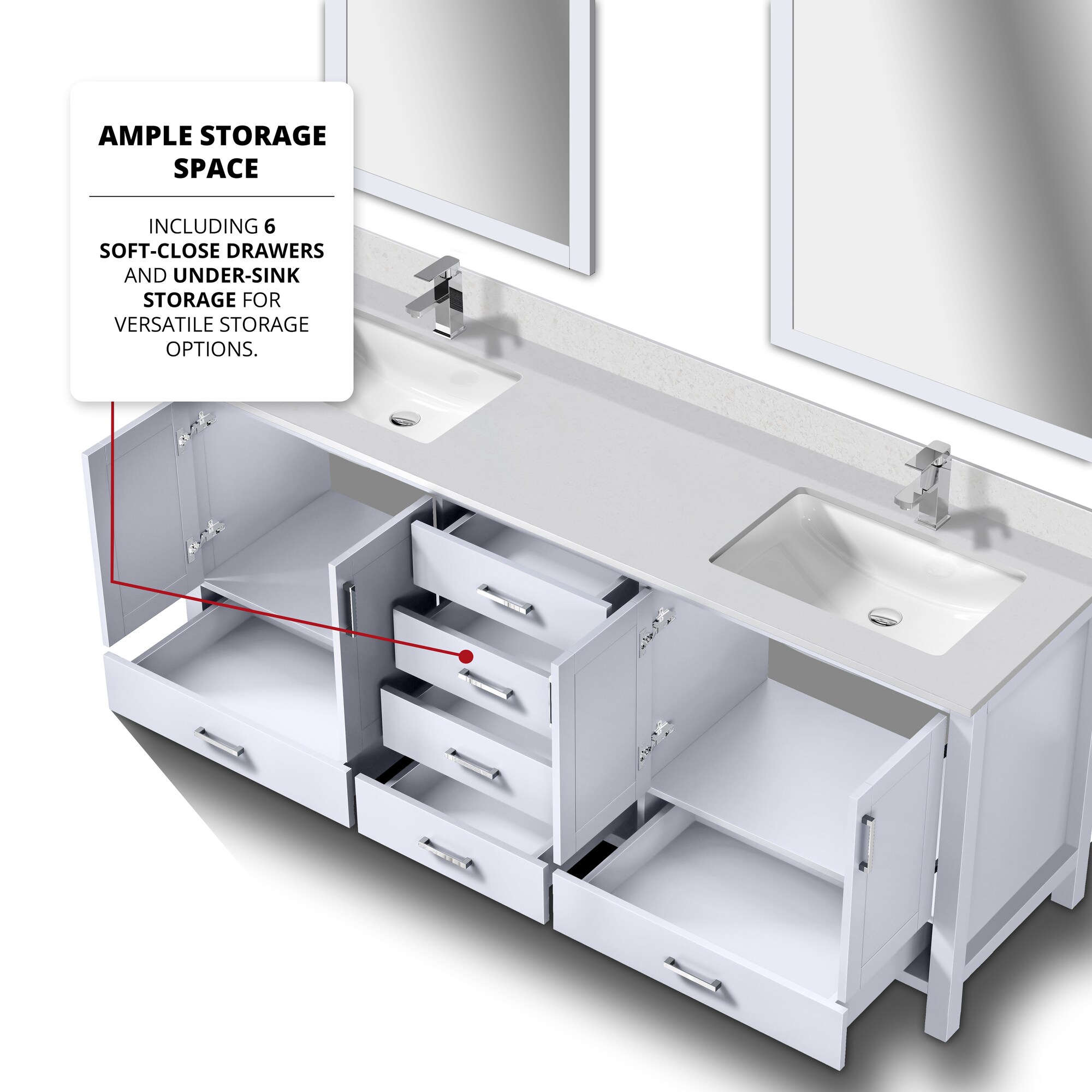 Lexora LVJ80DA311 Bath-Vanity-Combo - View #5