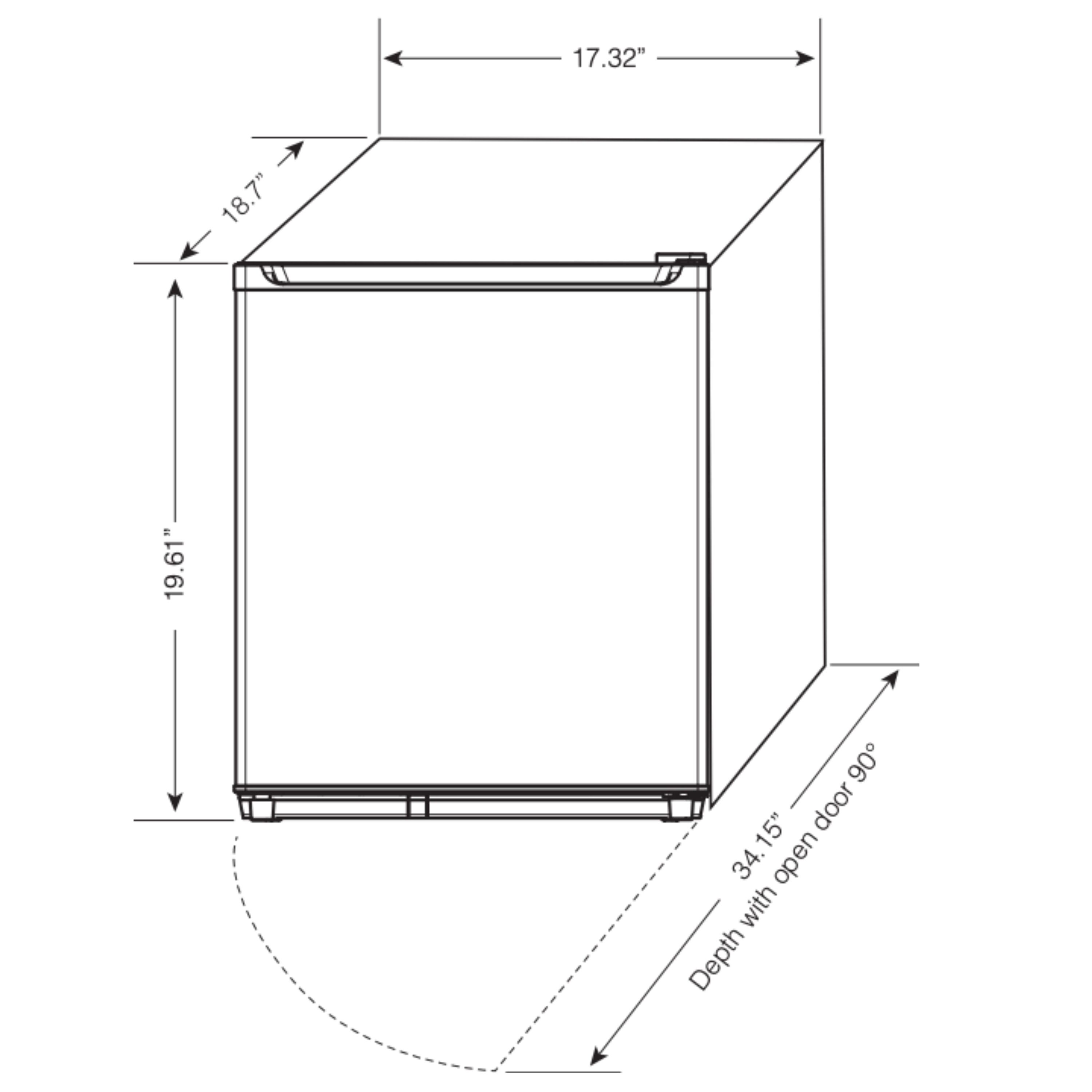 frigo de table comfee r600a