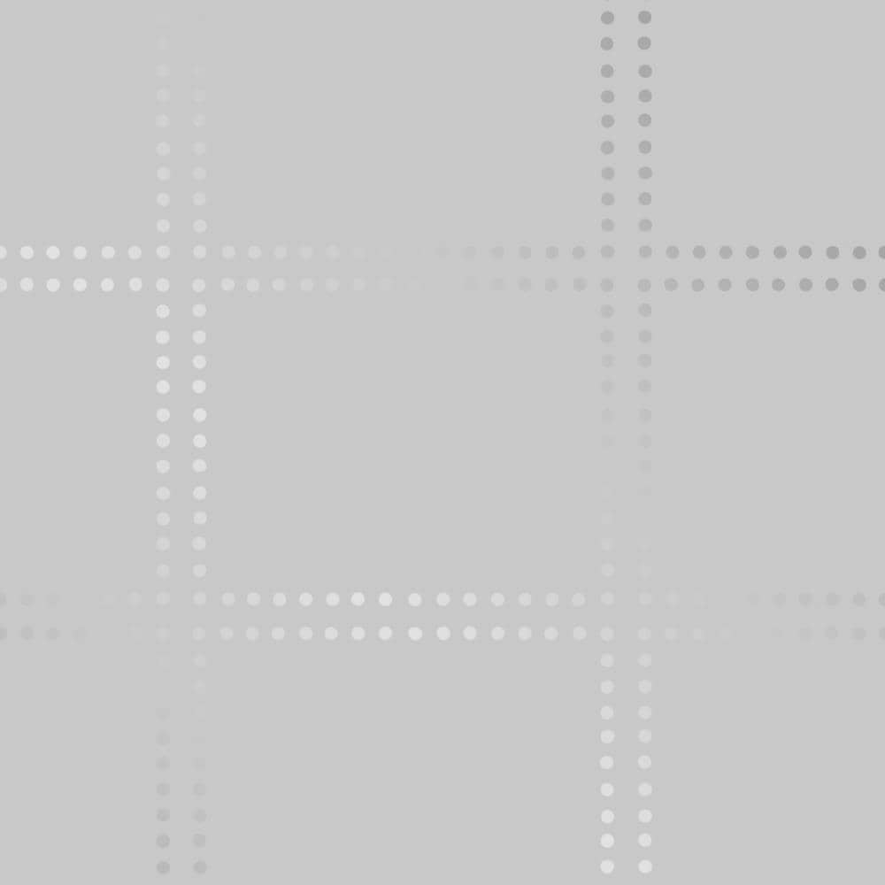 Silver Geometric Dot Pattern Peel & Stick Vinyl Wallpaper