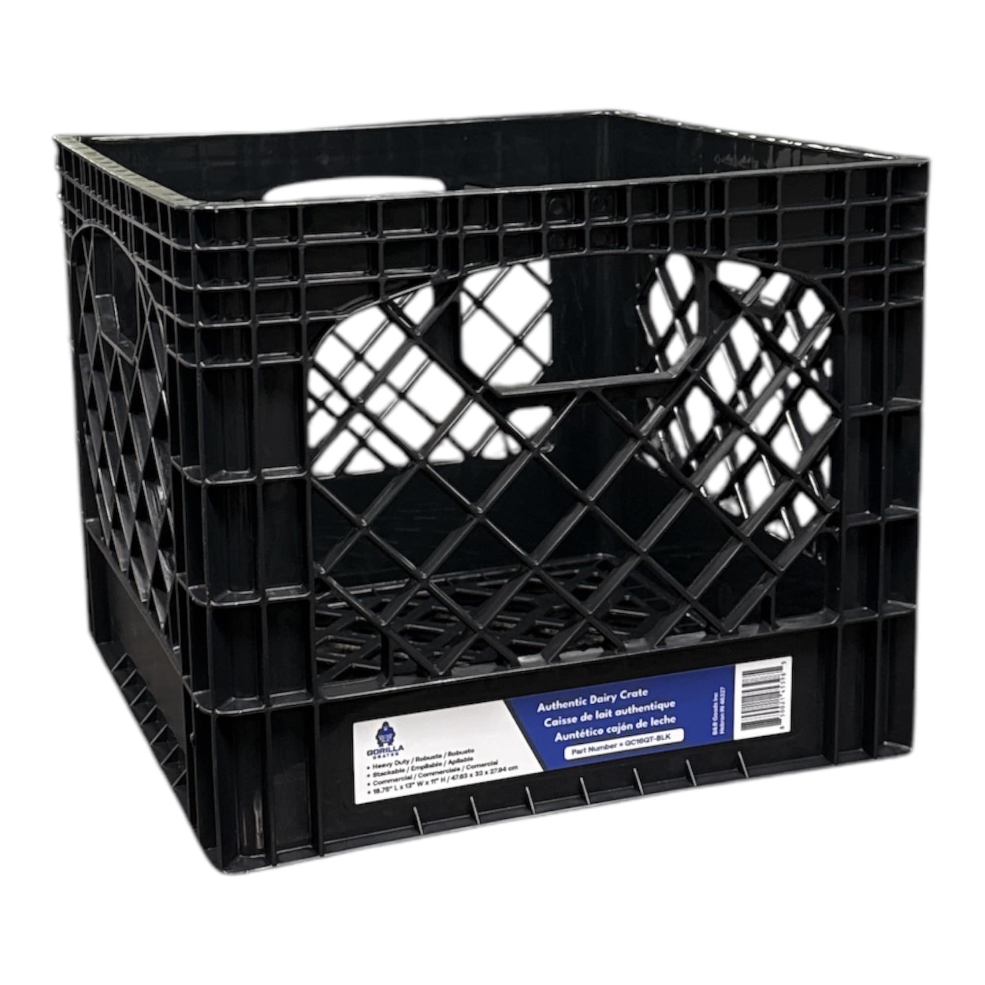 Gorilla Crates GC16QT-BLK Bins-Baskets - View #3