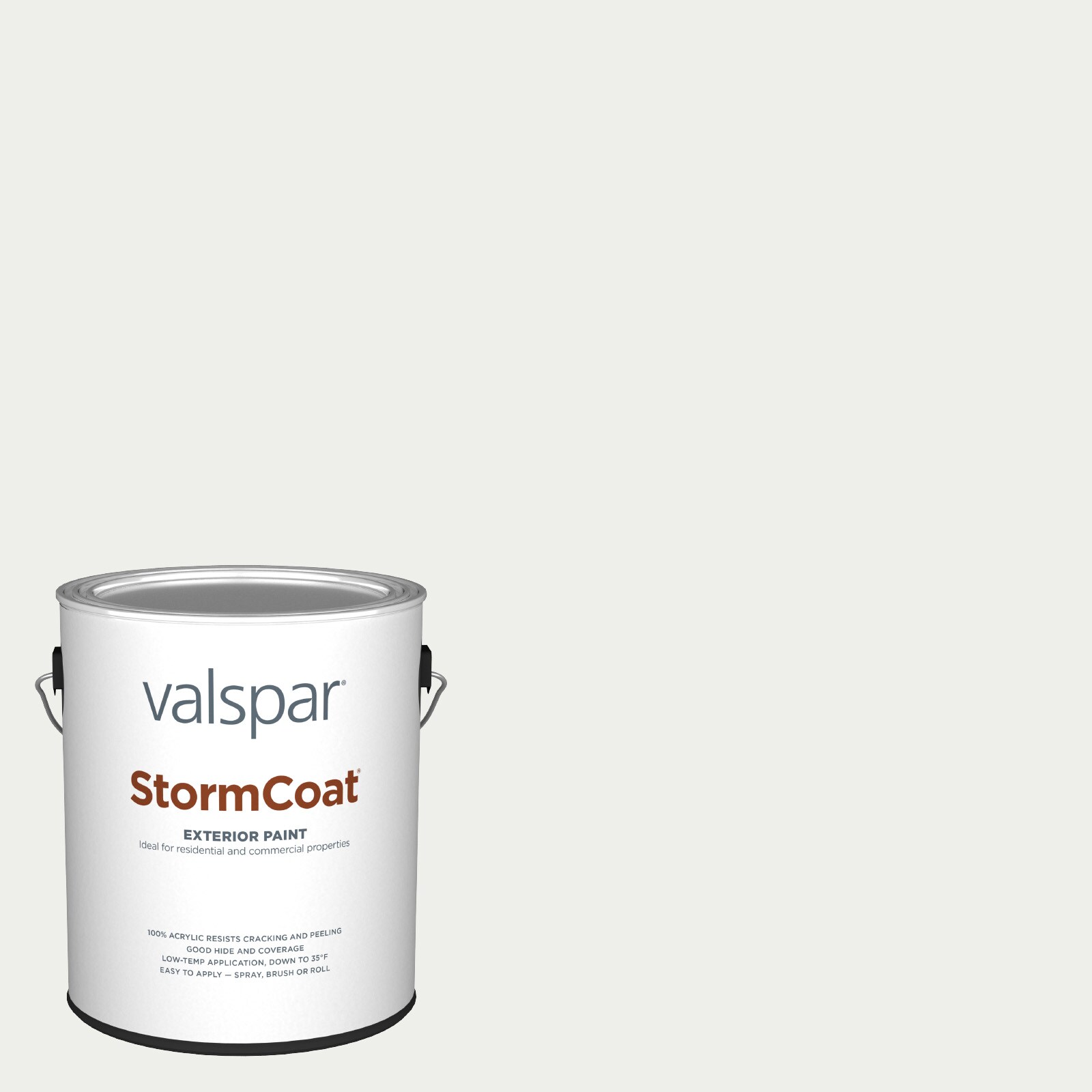 Valspar HGSW4005-145611 Storm Coat Flat Extra White HGSW4005 Latex Exterior ( 1-gallon )