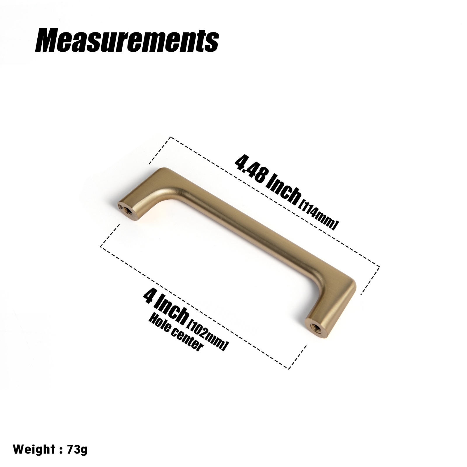 Miaokesen 052UBR-102 Cabinet-Pulls - View #2