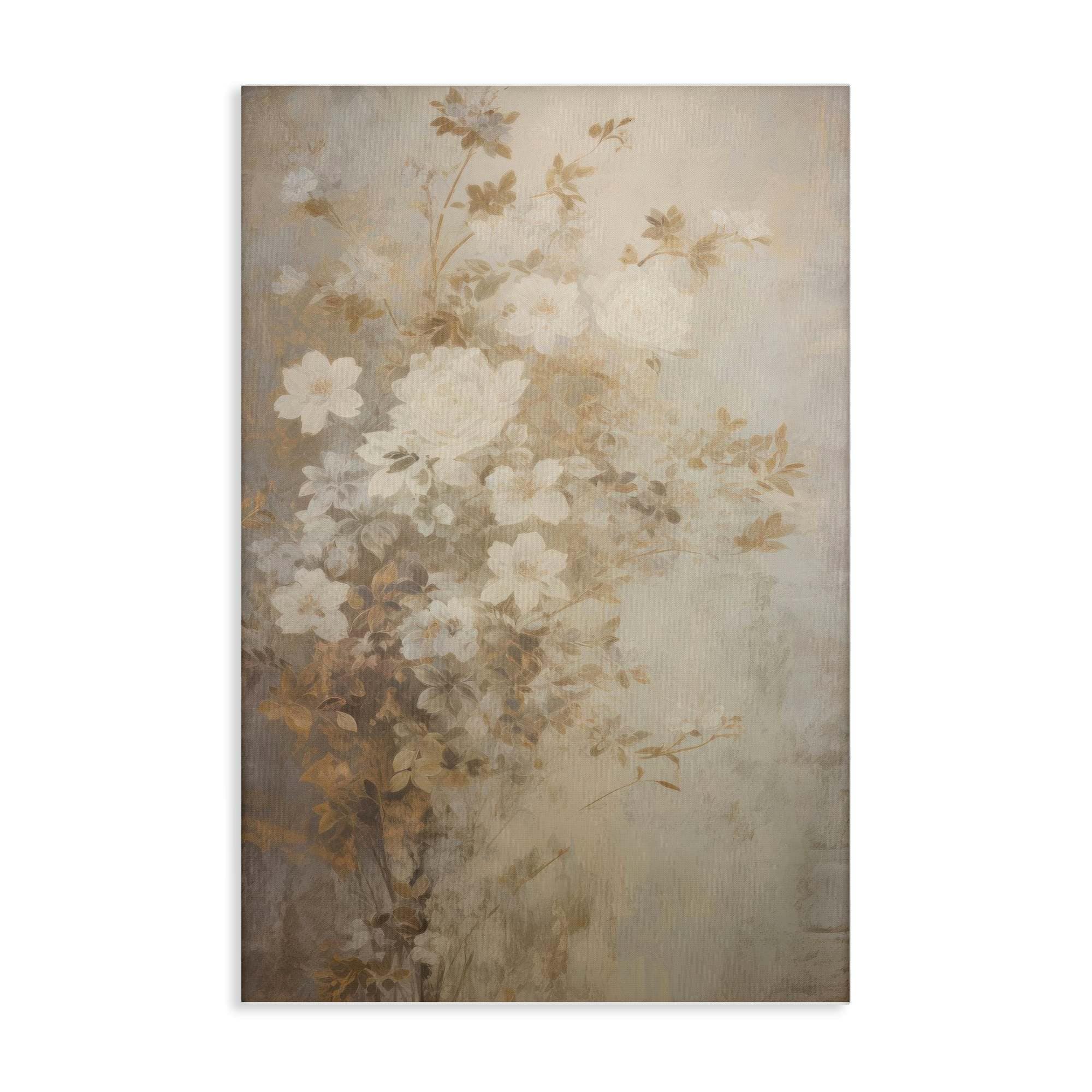 Stupell Industries BT-779-CN-20X30 Muted Vintage Florals Canvas Wall Art By LSR Creative Studio 20 x 30