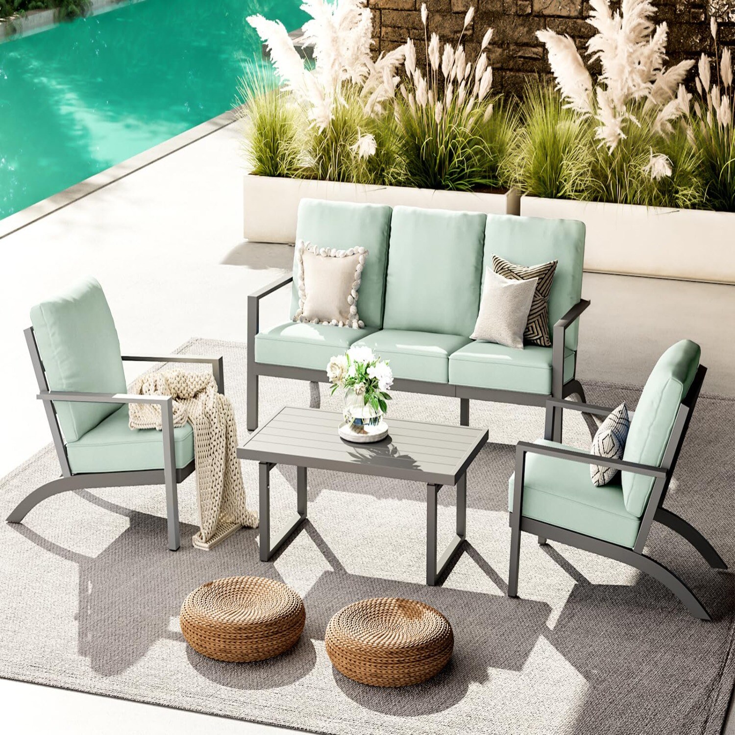 AECOJOY 16299GN-LS01 Patio-Sofas-Daybeds - View #2
