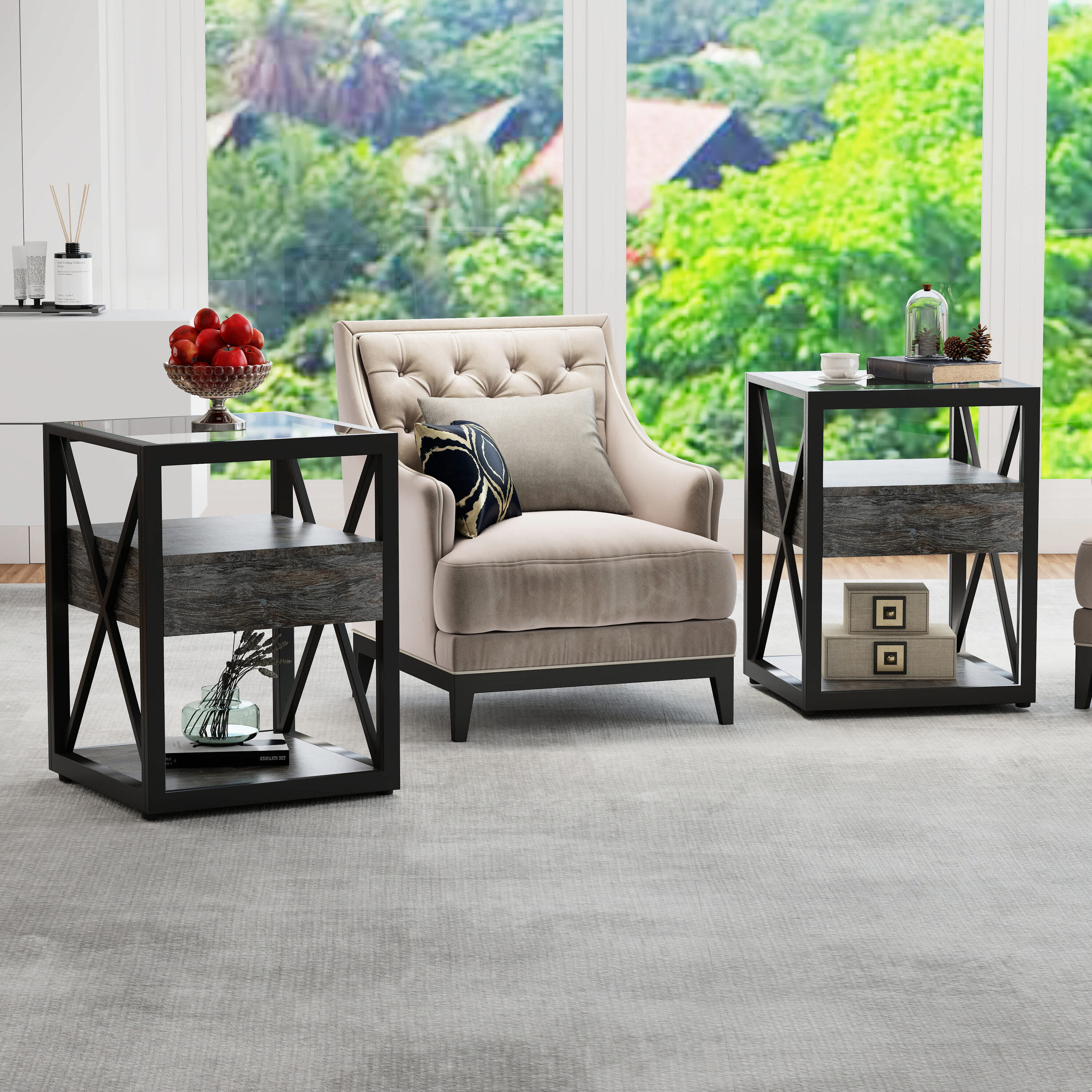 Vynxaria LEDD0355DJWSCTG005 End-Tables - View #9