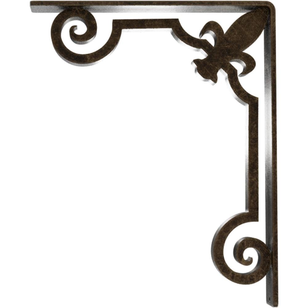 Ekena Millwork BKTM02X10X12TFLAPG Mending-Plates-Brackets-Braces - View #4