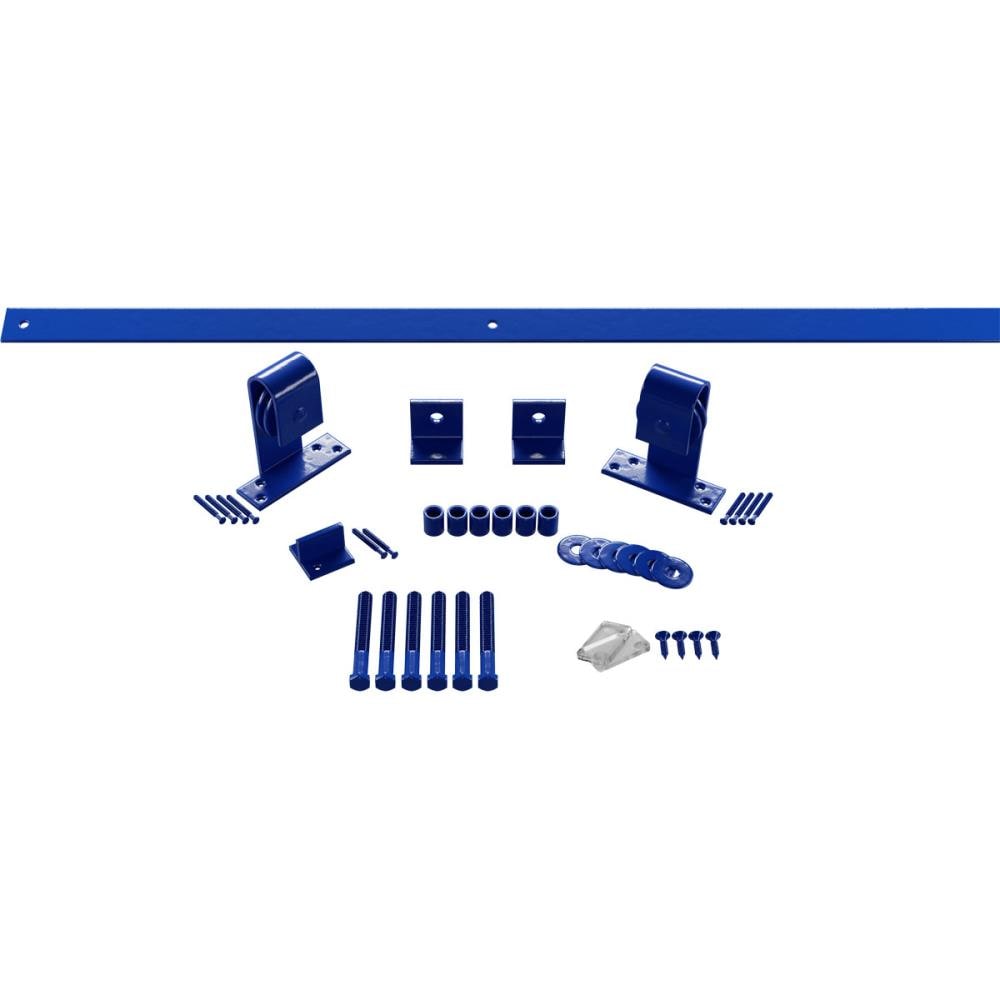 Goldberg Brothers GB60010H7BR 84-in Blue Ribbon Indoor J-top Single Double Barn door hardware kit