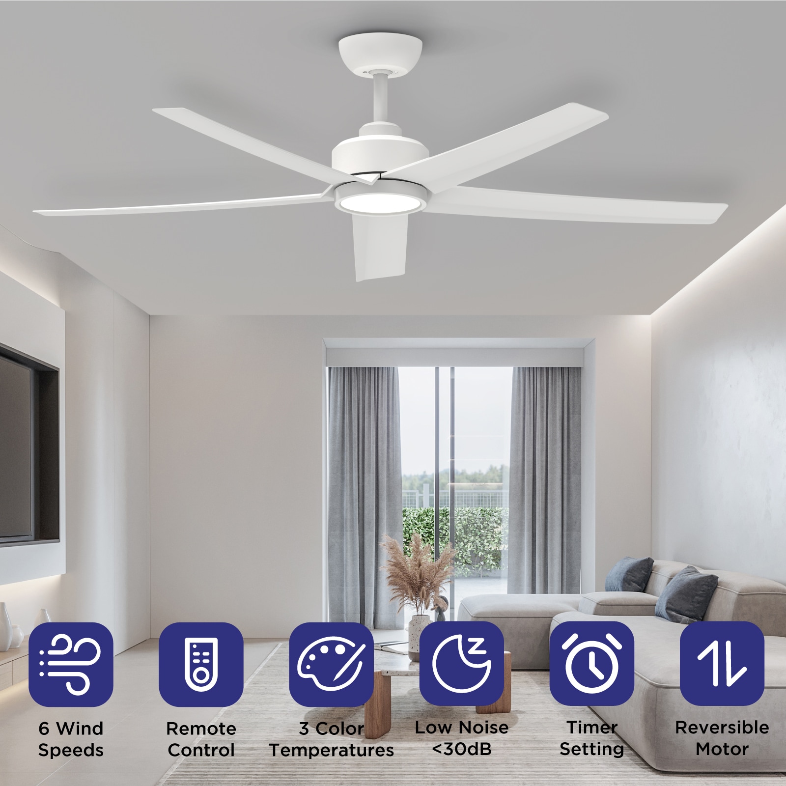 TALOYA TLY-WF-WE-D52 Ceiling-Fans - View #5